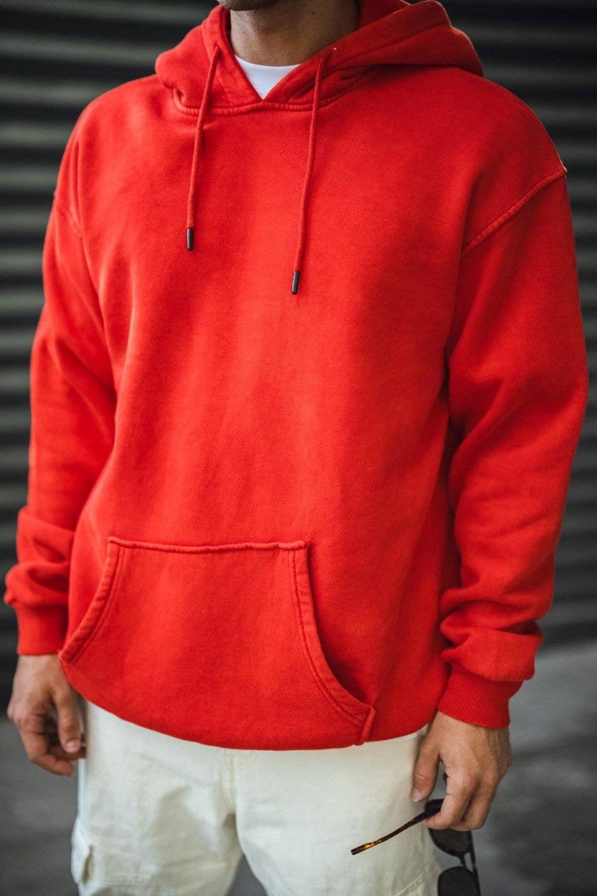STONEWASHED BASIC HOODIE (2 COLOR)