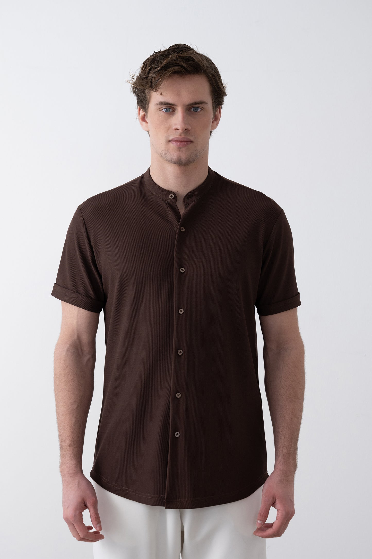 PREMIUM CHINEESE COLLAR SHIRT