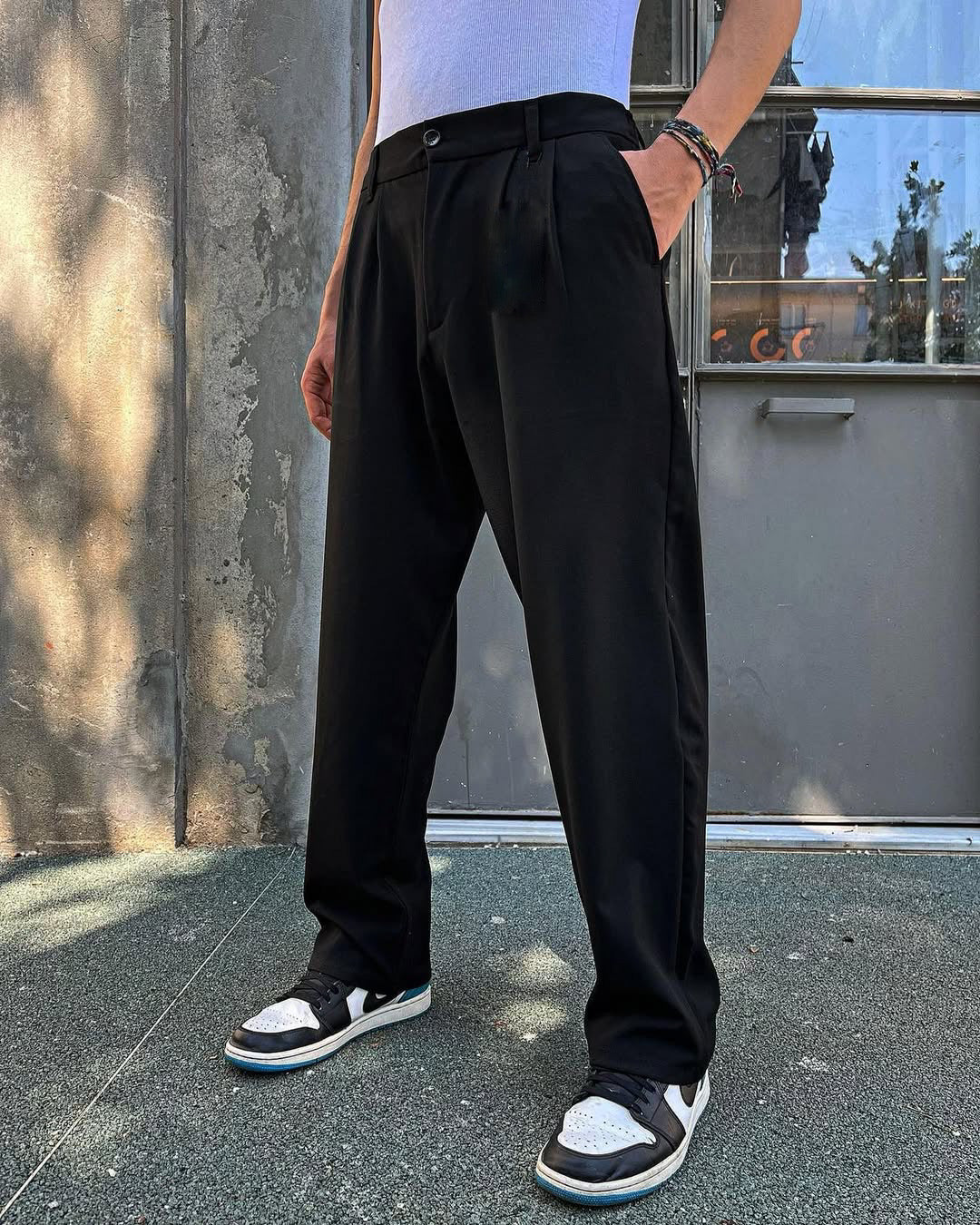 STRAIGHT CUT SEMI FORMAL PANTS