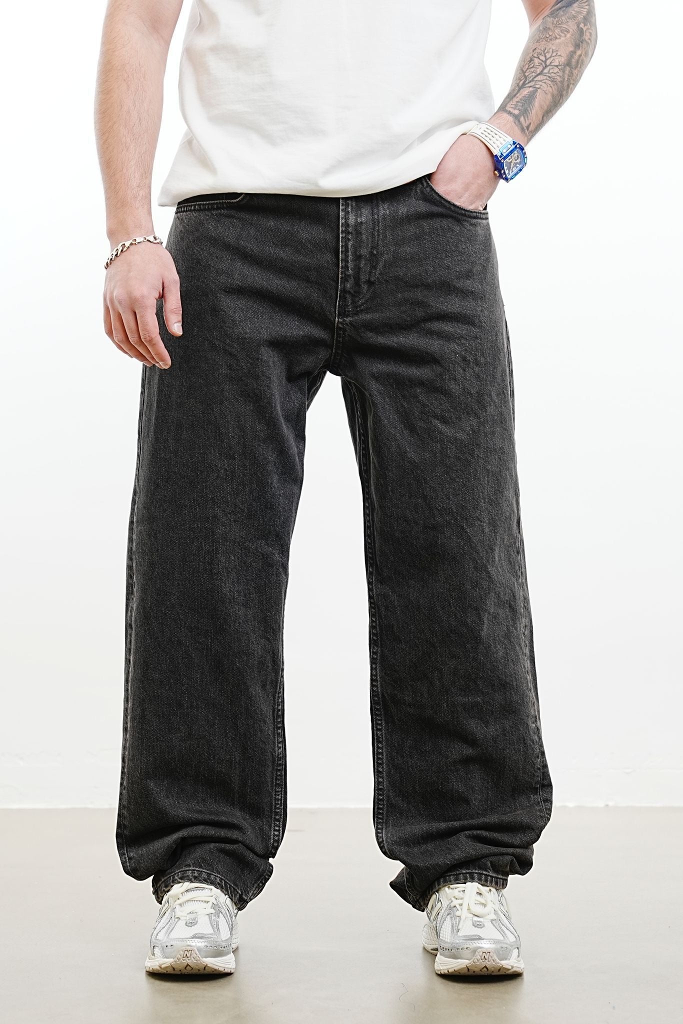 PREMIUM DARK BROWN BAGGY JEAN