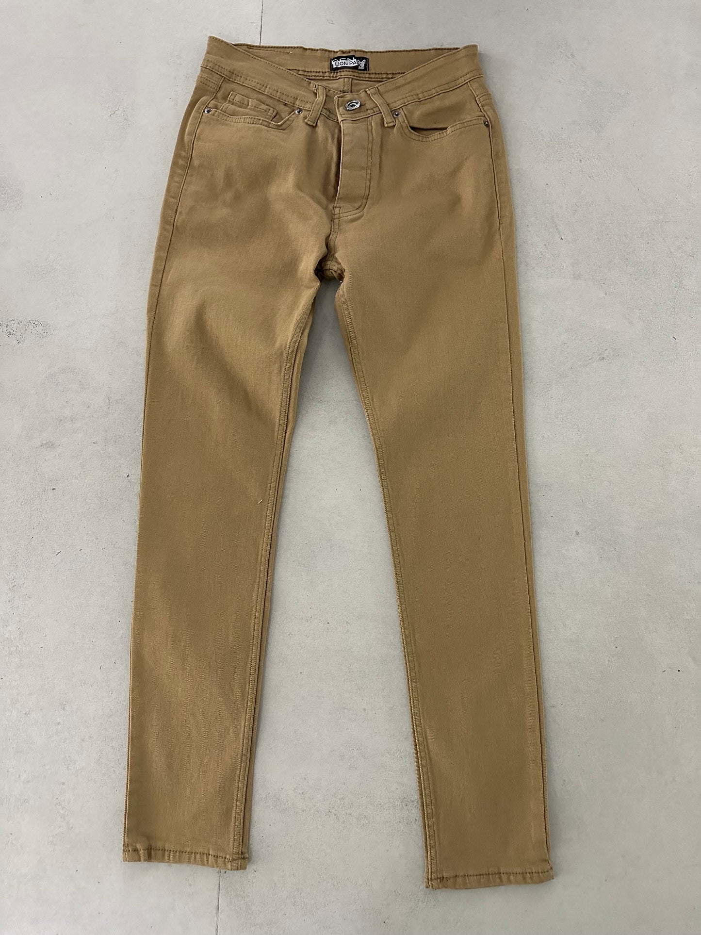 MUSTARD COLOR FIT JEAN