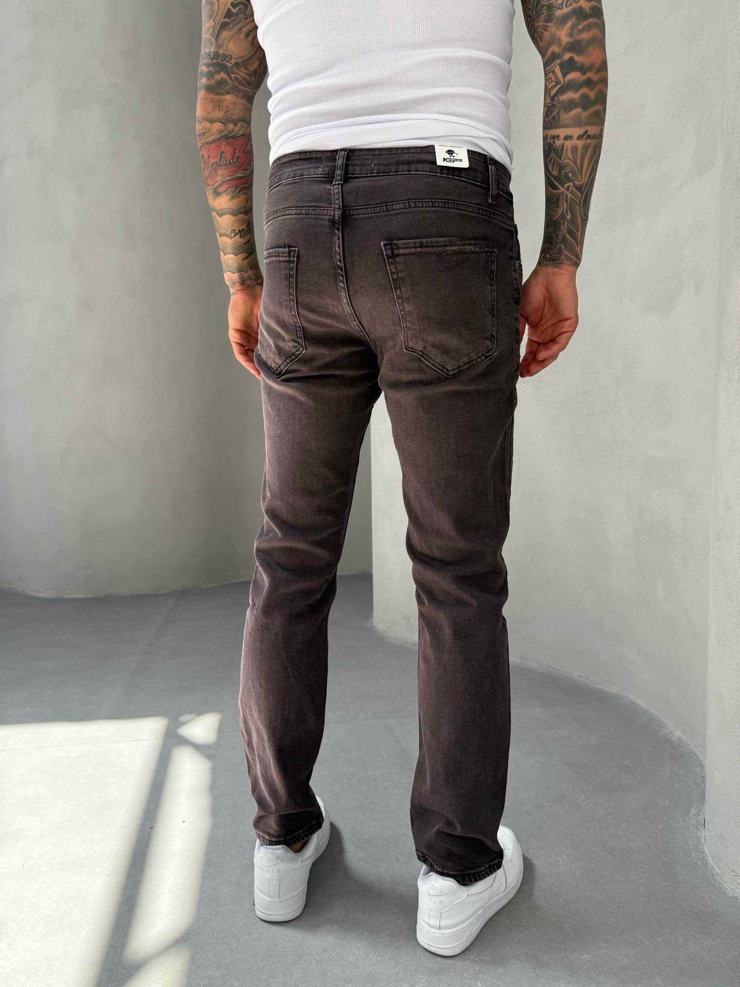 LIGHT BROWN REGULAR FIT JEAN