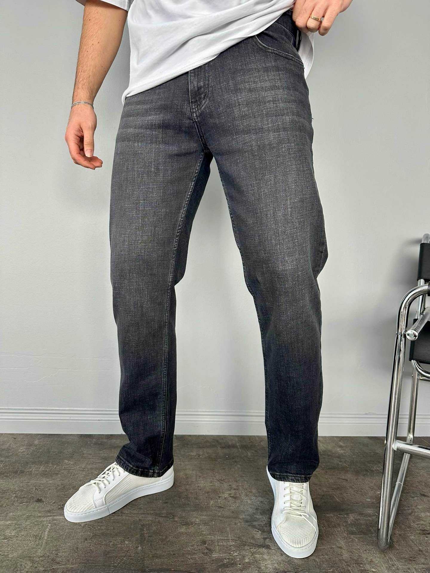 STONEWASHED GRAY REGULAR FIT JEAN