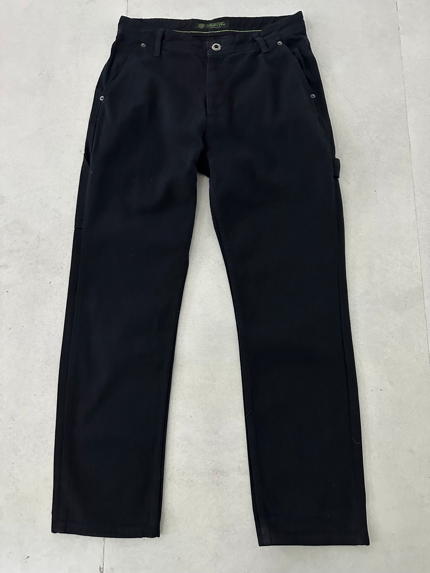 DESIGNED BLACK BAGGY JEAN