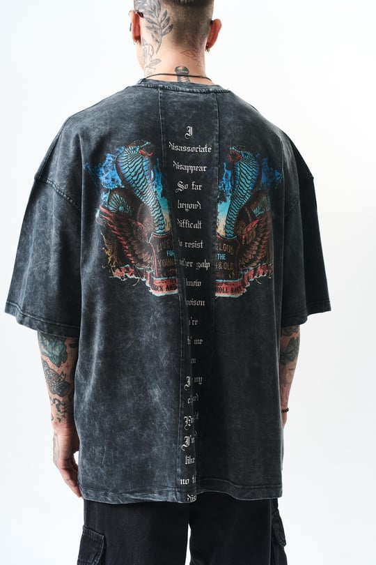POISON STONEWASHED T-SHIRT (2 COLOR)