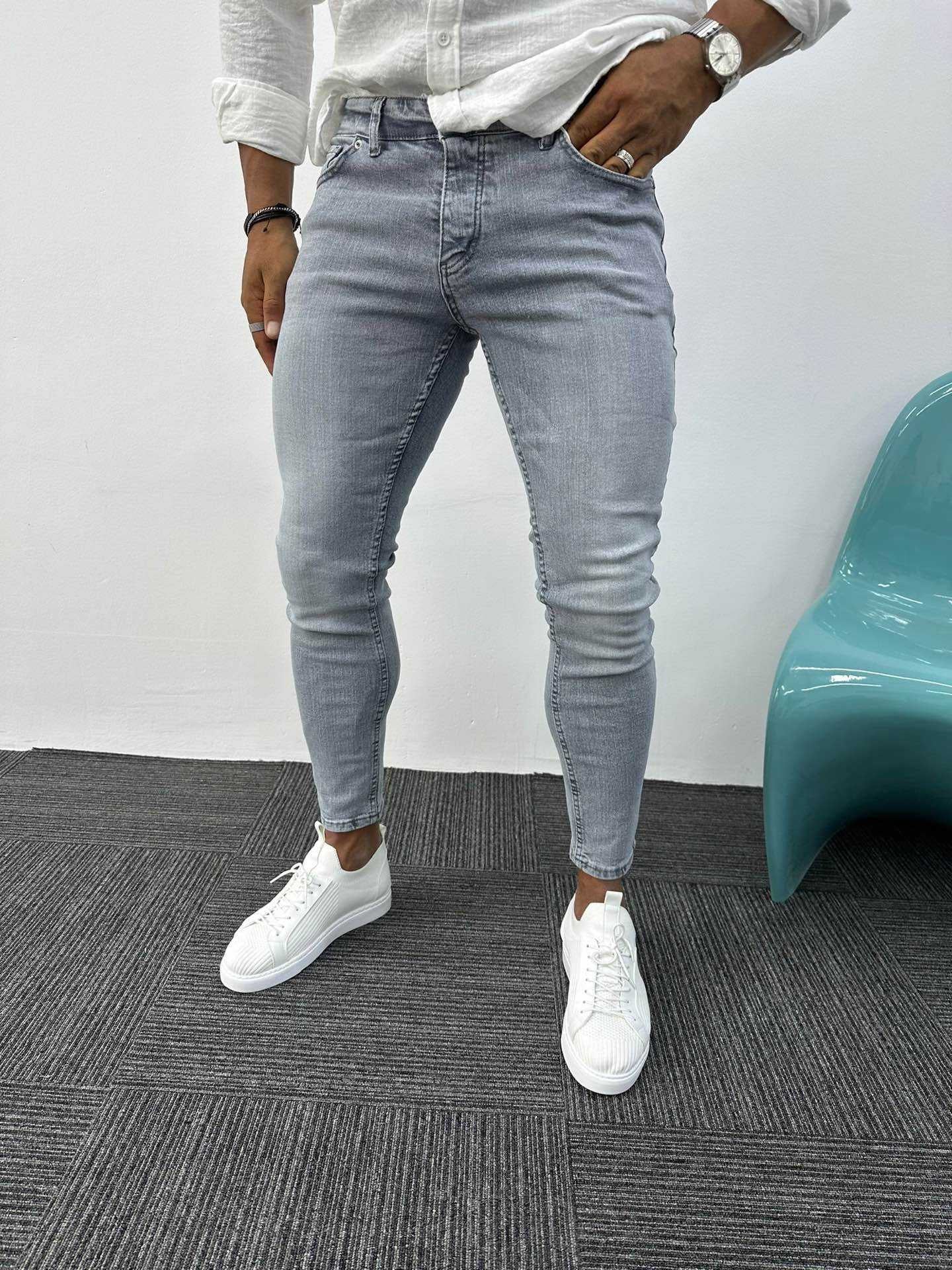 LIGHT GRAT FIT JEAN