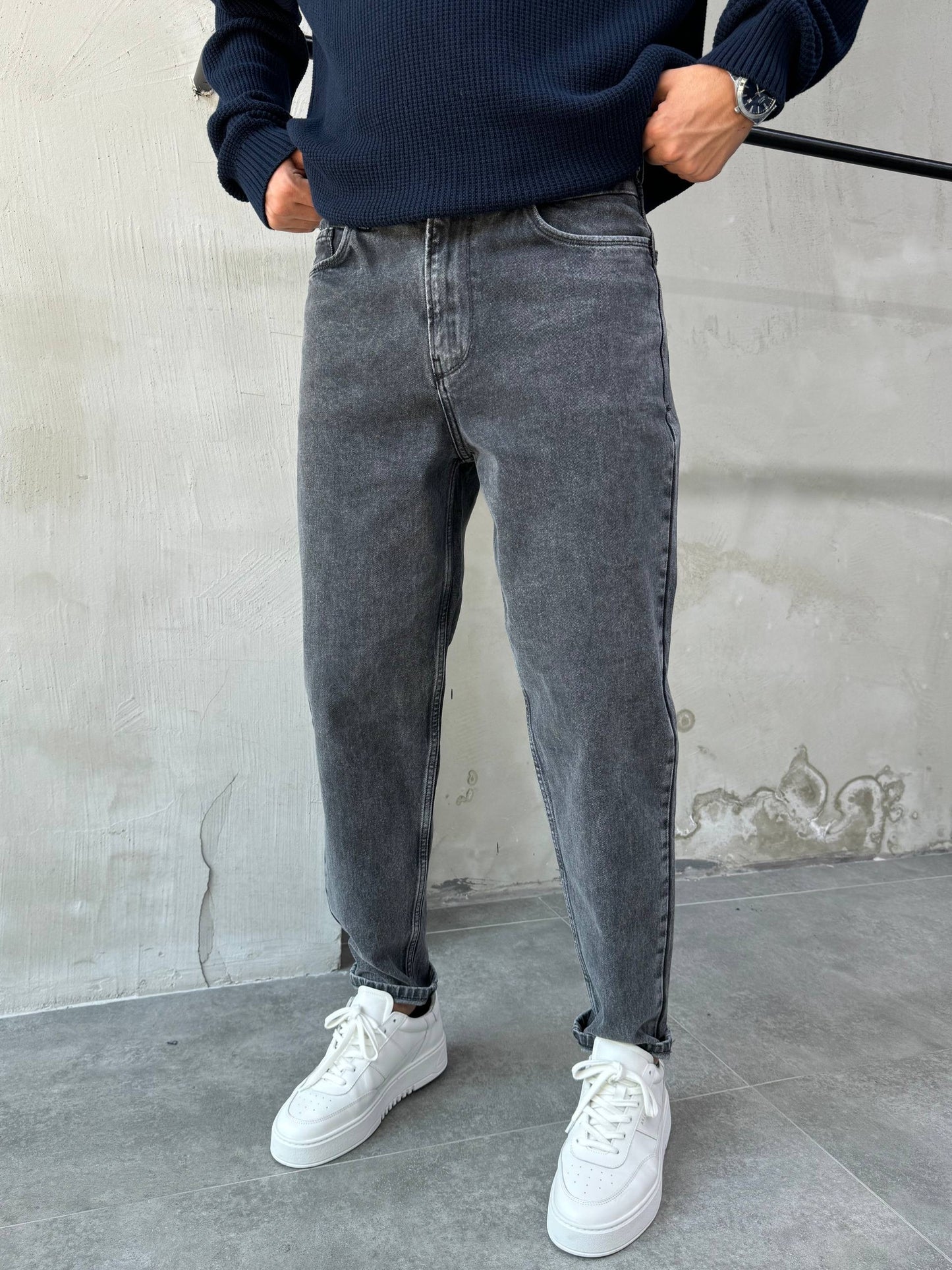 PREMIUM GRAY COLOR BOYFRIEND CUT JEAN (3 COLOR)