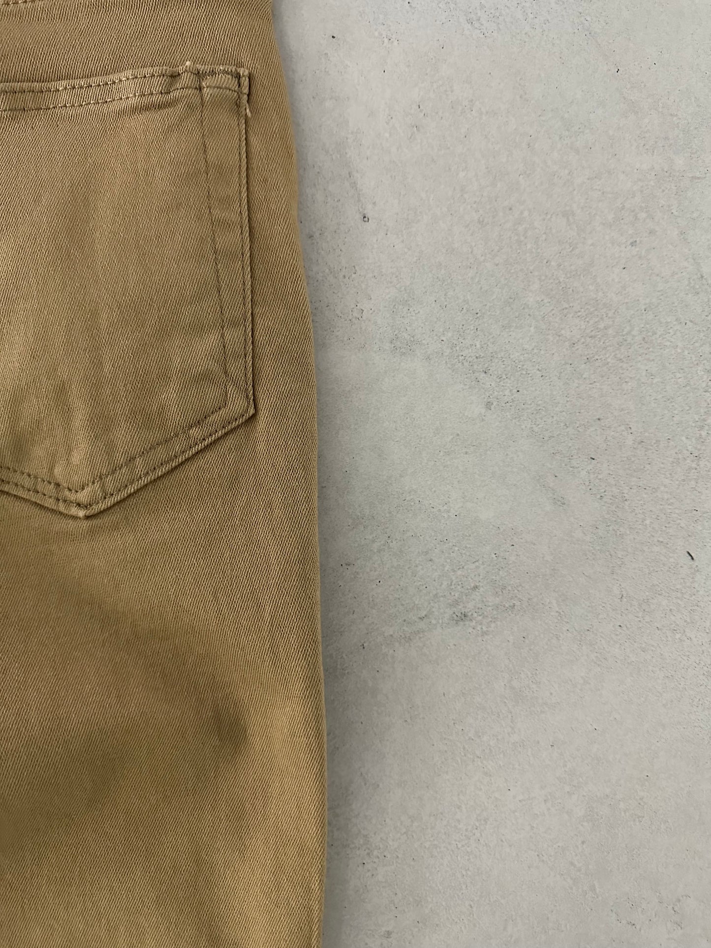 MUSTARD COLOR FIT JEAN