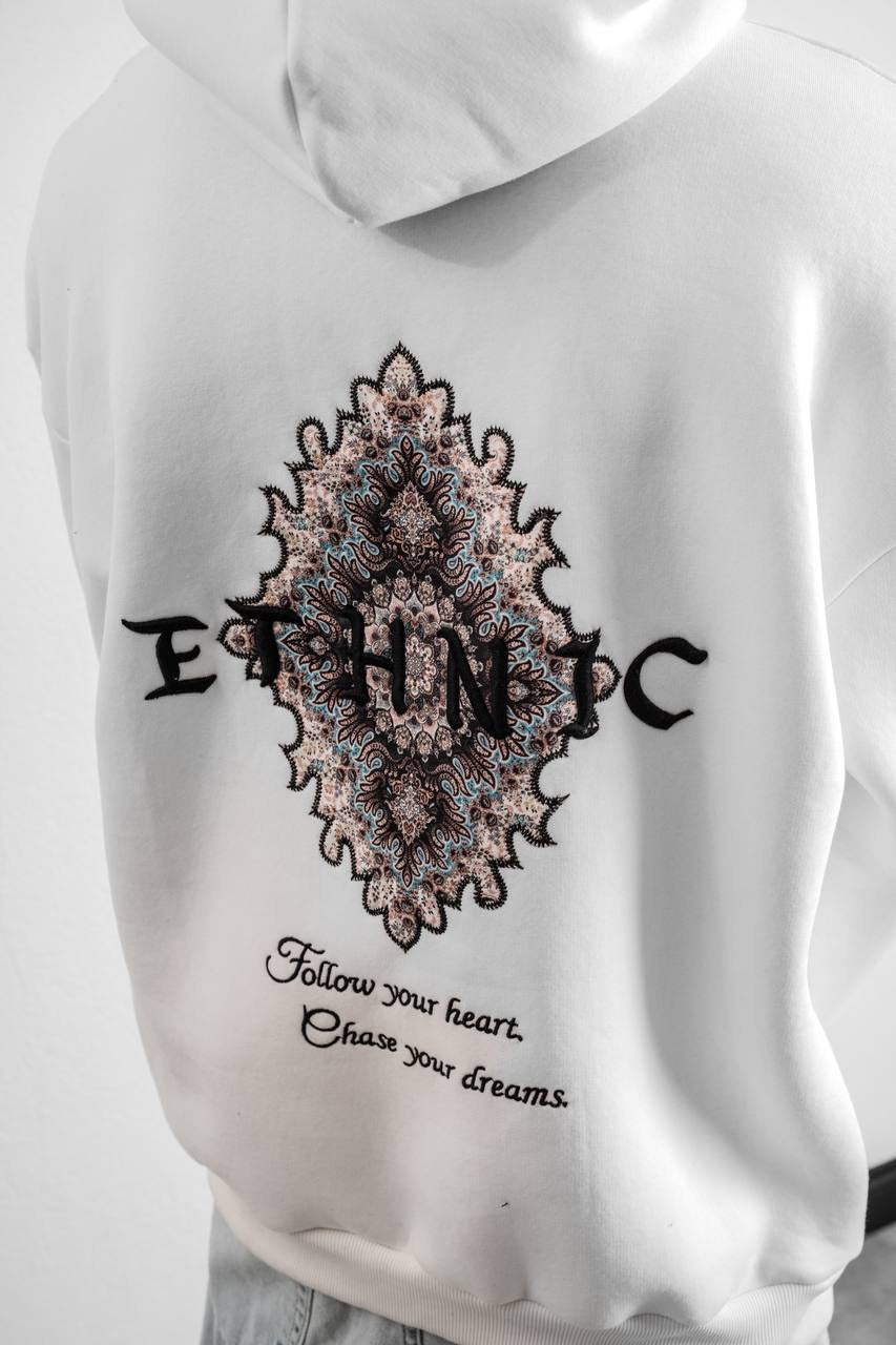 PREMIUM ETHNIC HOODIE (3 COLOR )