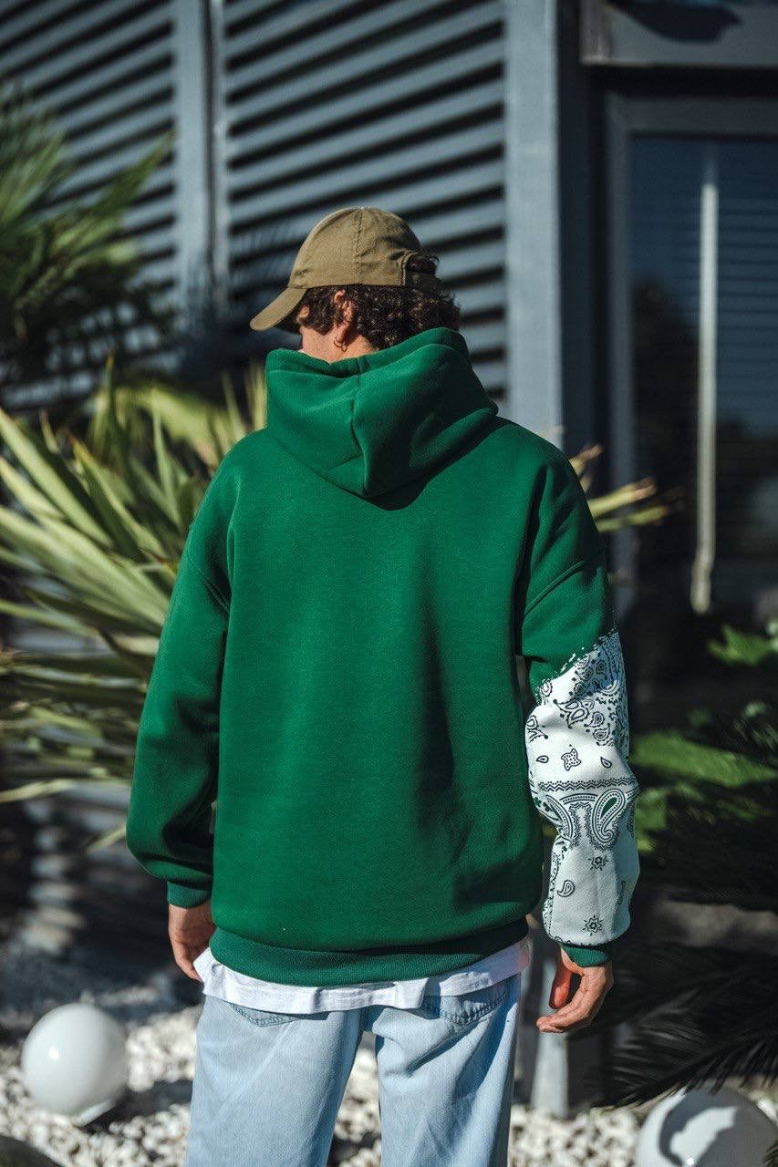 GREEN SKELETON HOODIE