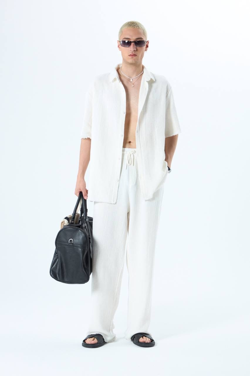 WHITE LINEN SET