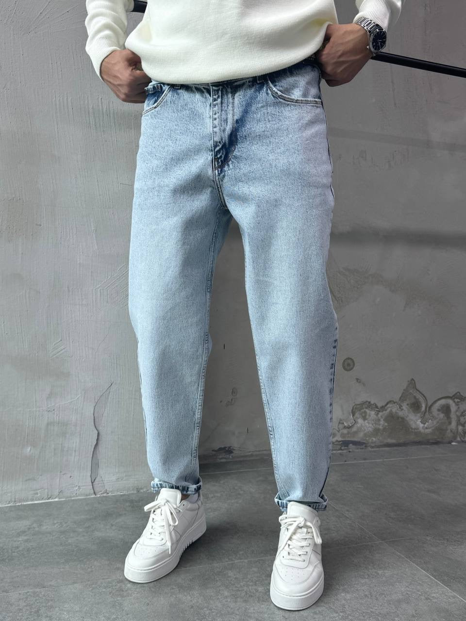 LIGHT BLUE BOYFRIEND CUT JEAN