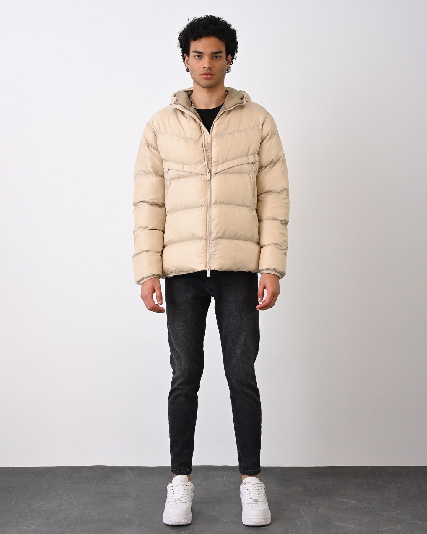 PREMIUM BAIGE PUFFER JACKET