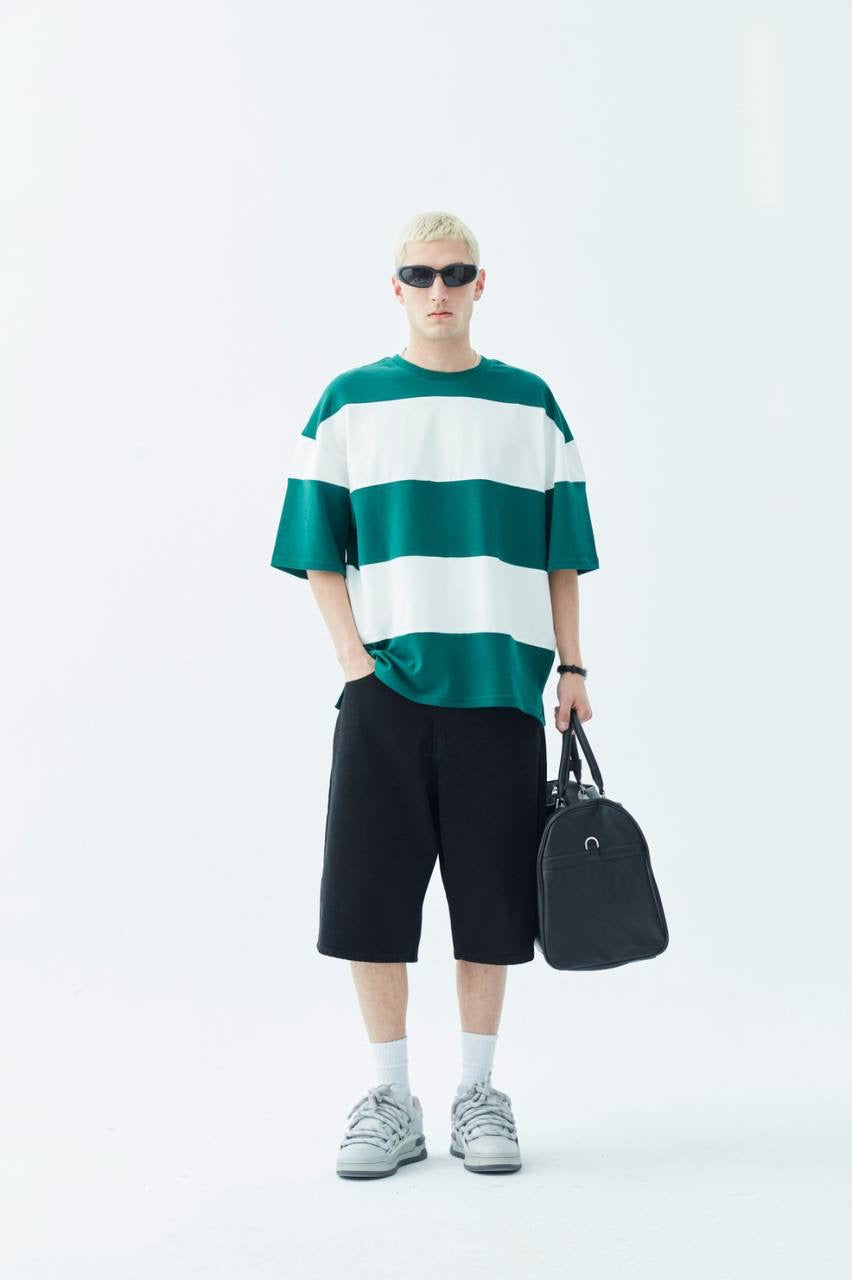 OVERSIZED STRIPED T-SHIRT