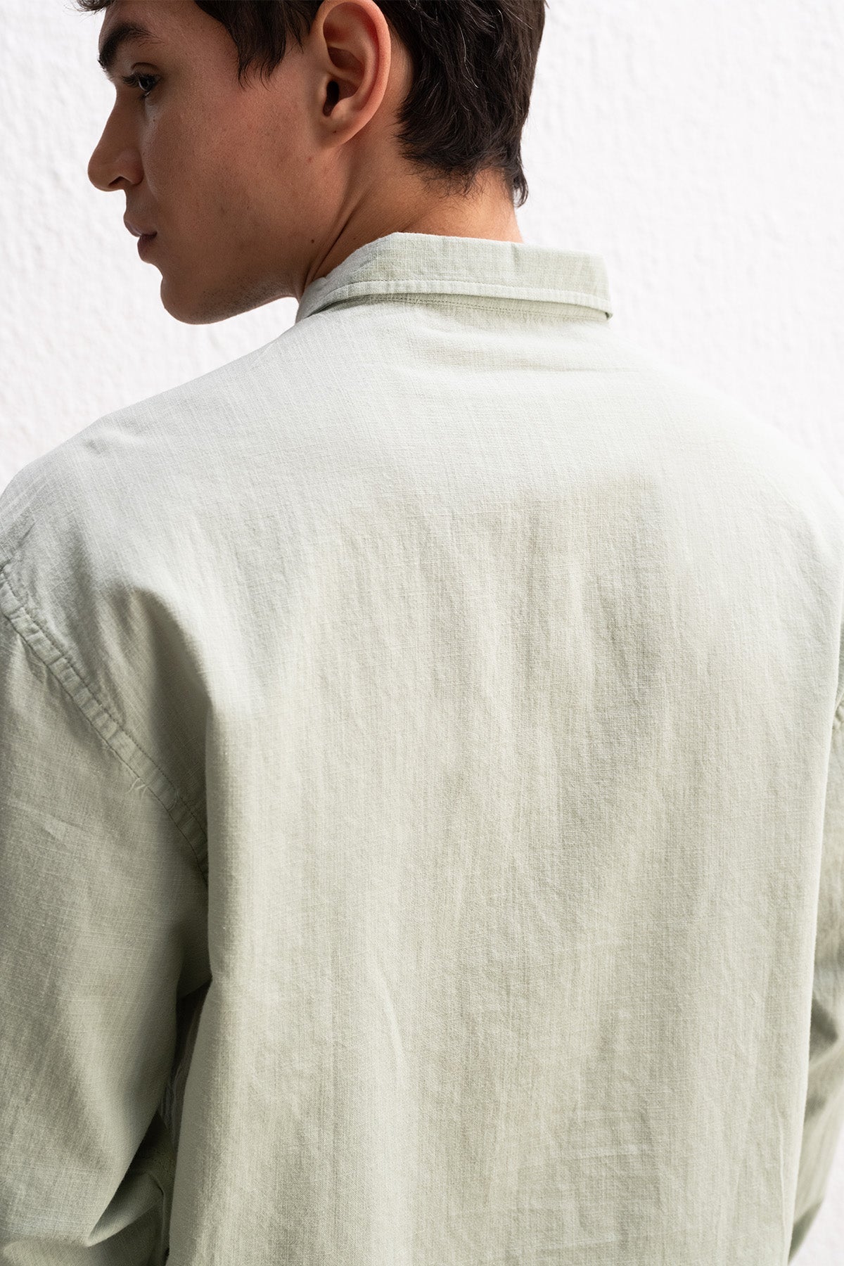 LINEN TYPE BASIC SHIRT