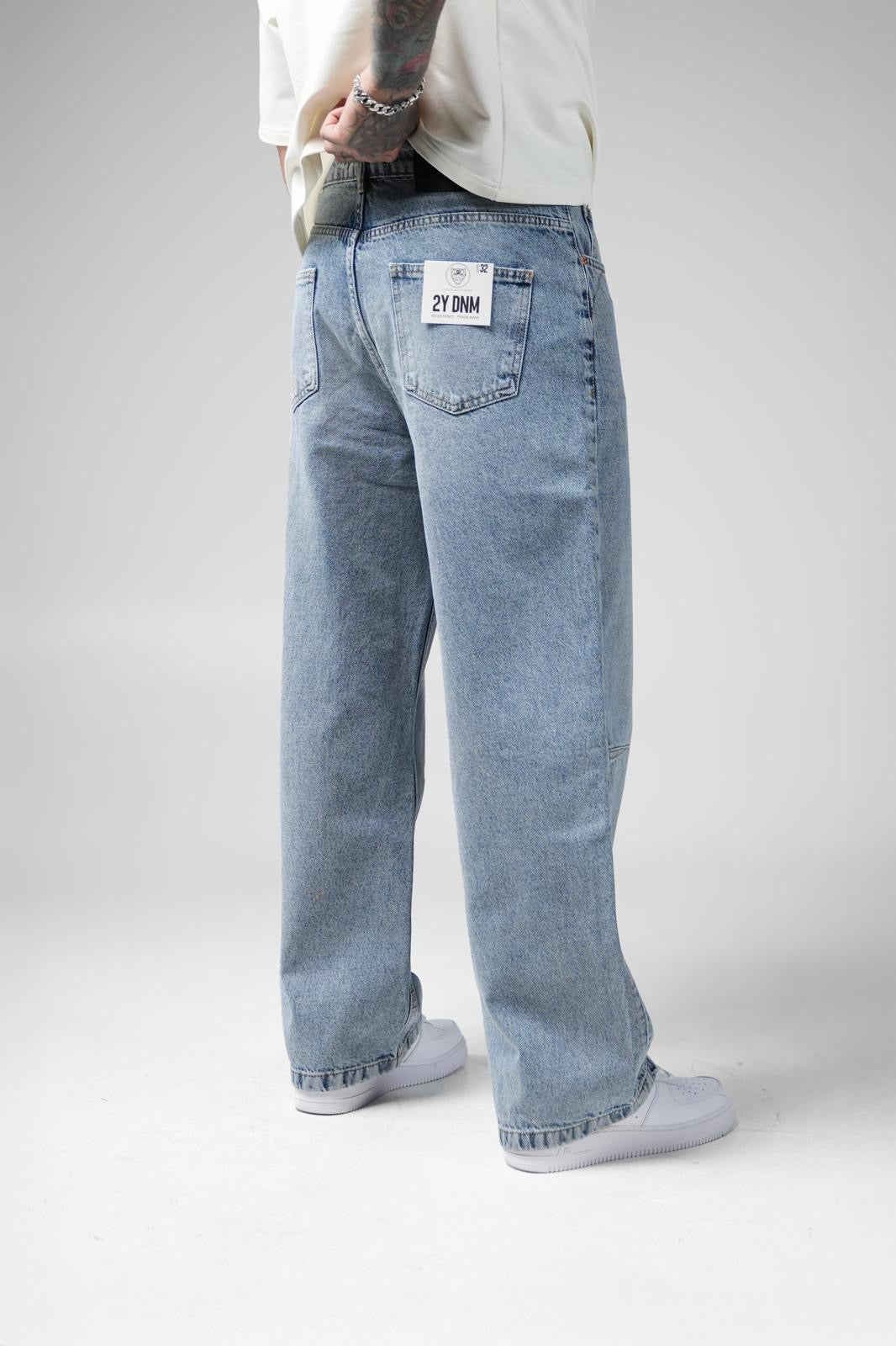 PREMIUM BAGGY FIT WASHED BLUE JEAN