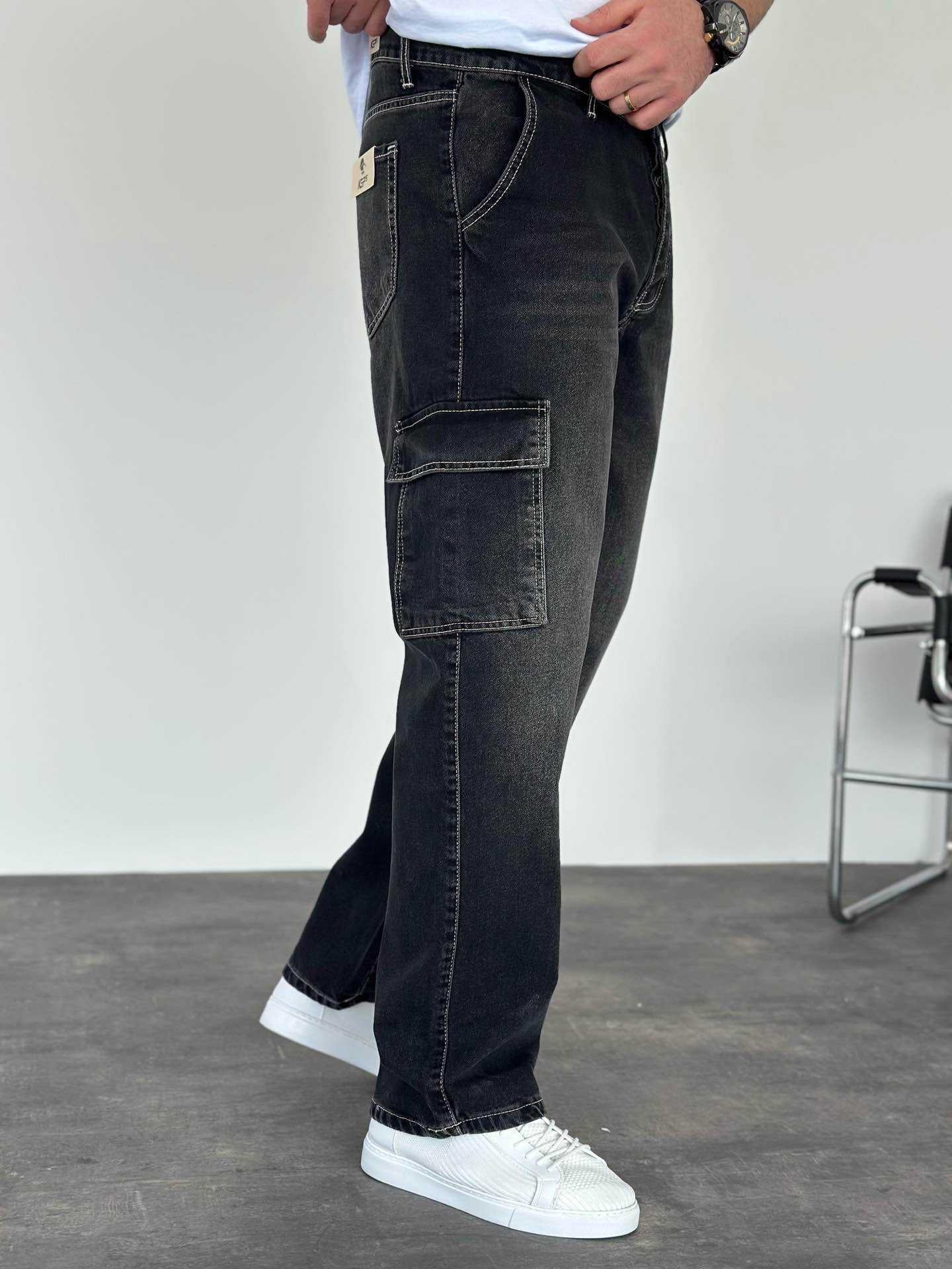 BAGGY WASHED GRAY CARGO