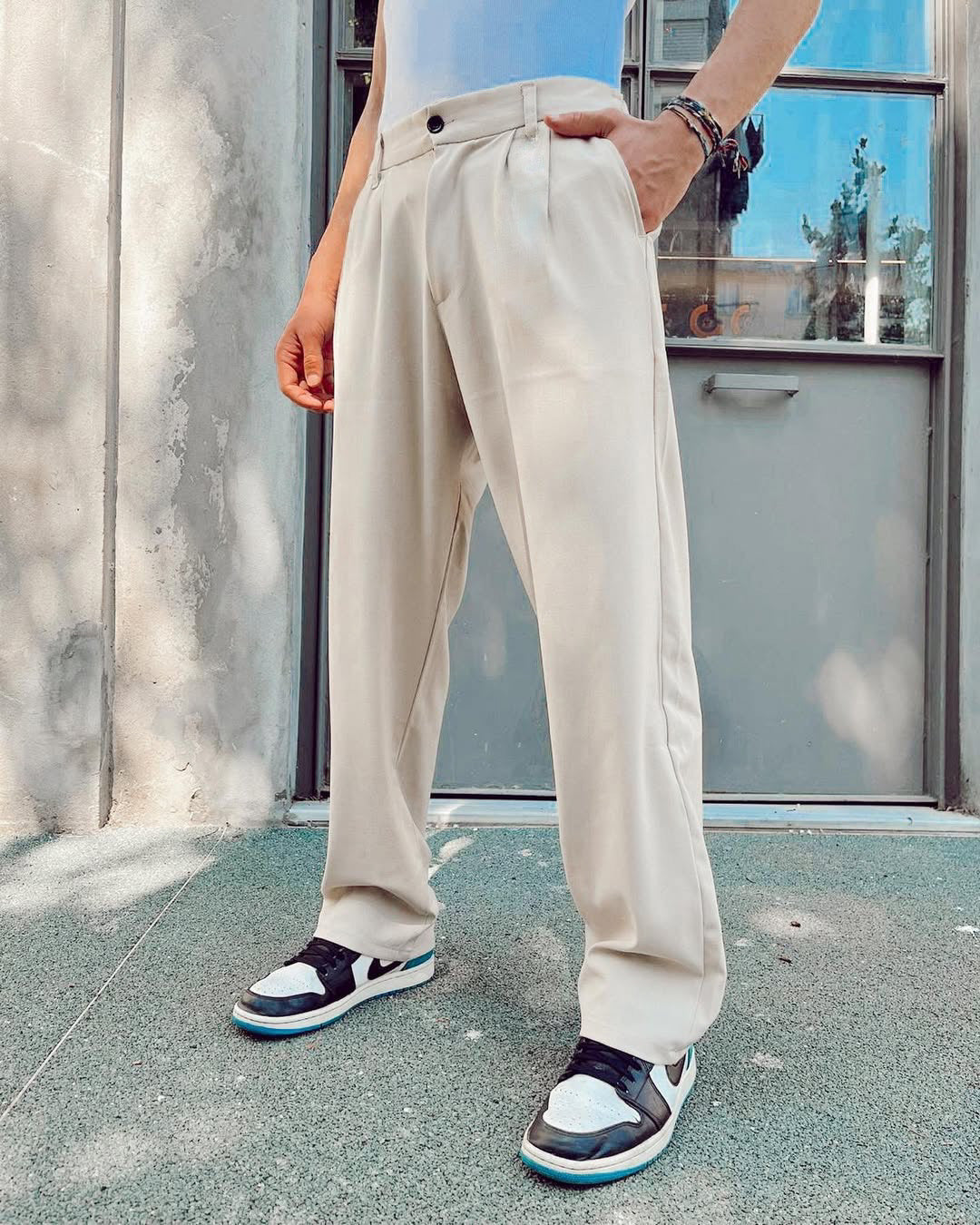 STRAIGHT CUT SEMI FORMAL PANTS