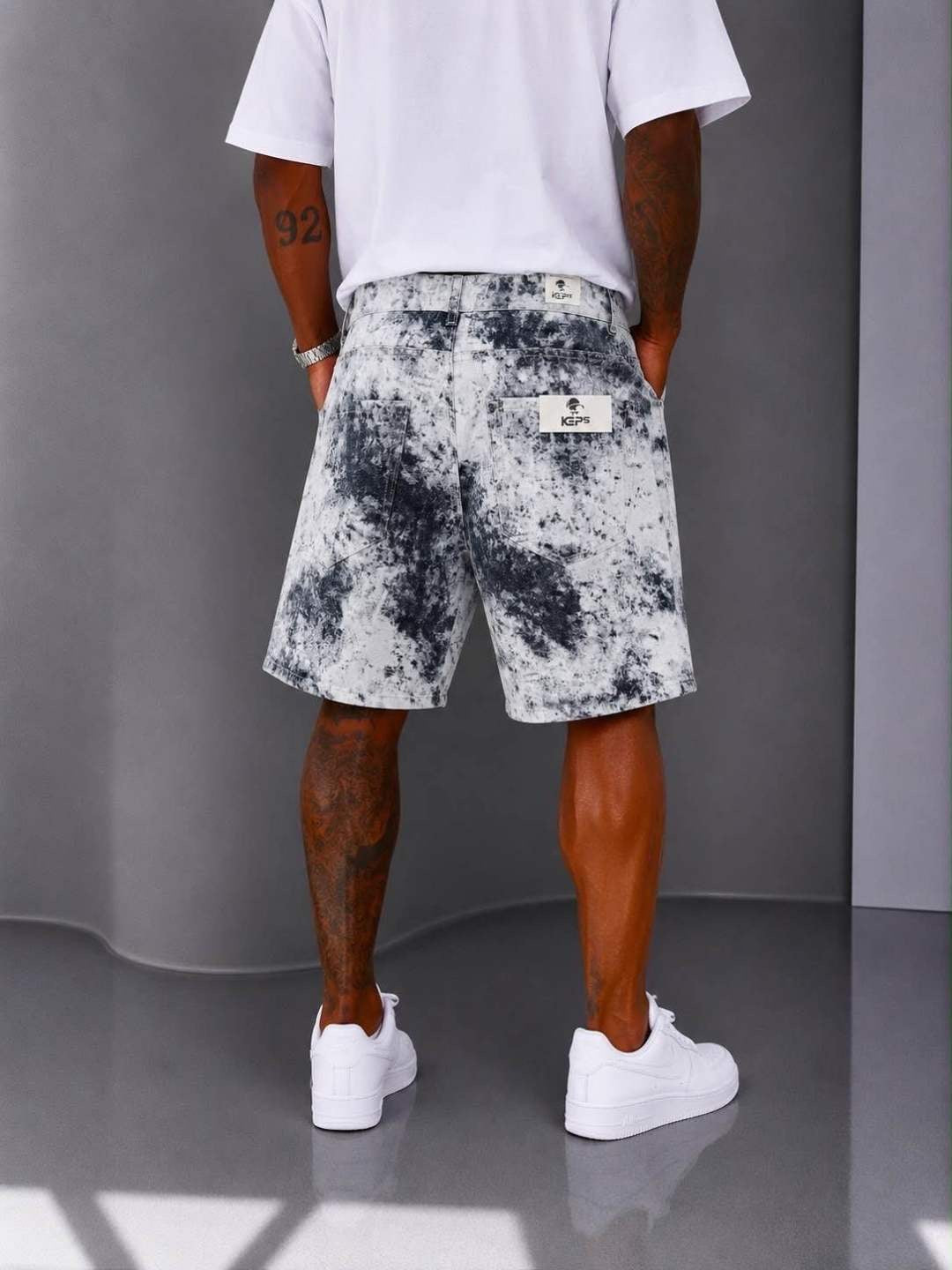 PREMIUM WHITE BLEACH COLOR SHORT