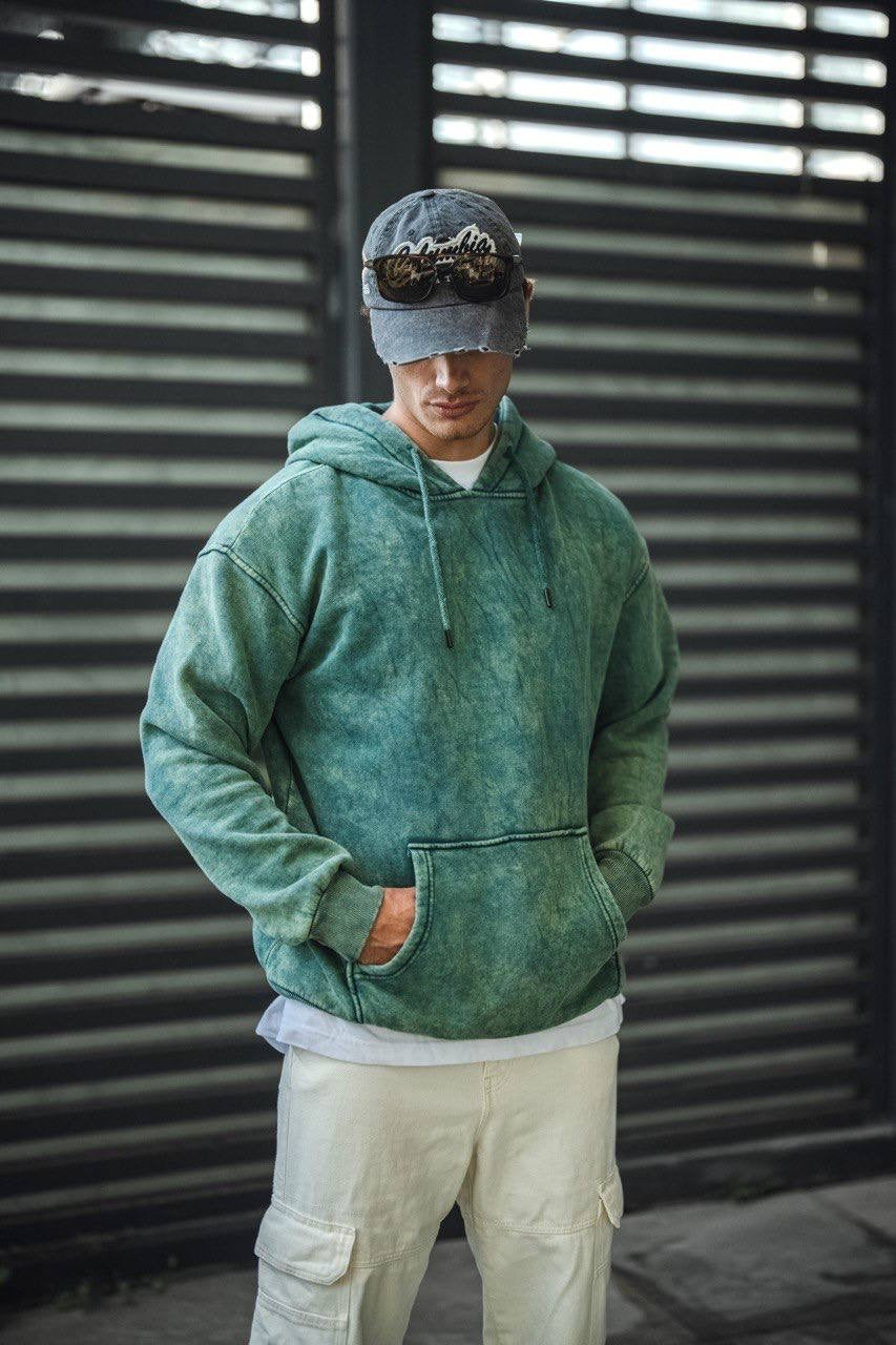 STONEWASHED BASIC HOODIE (2 COLOR)