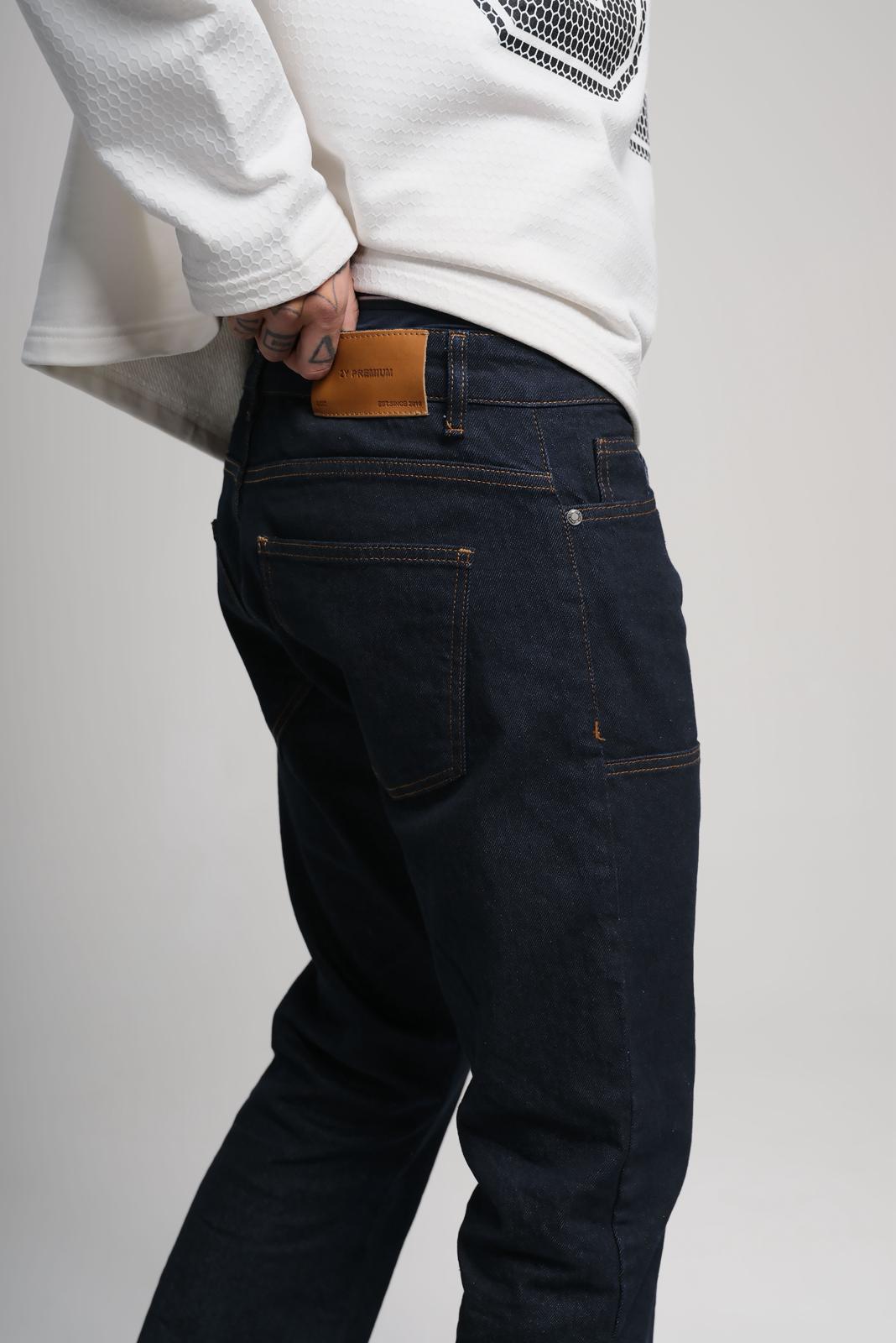 RAW DENIM COLOR FLARE JEAN