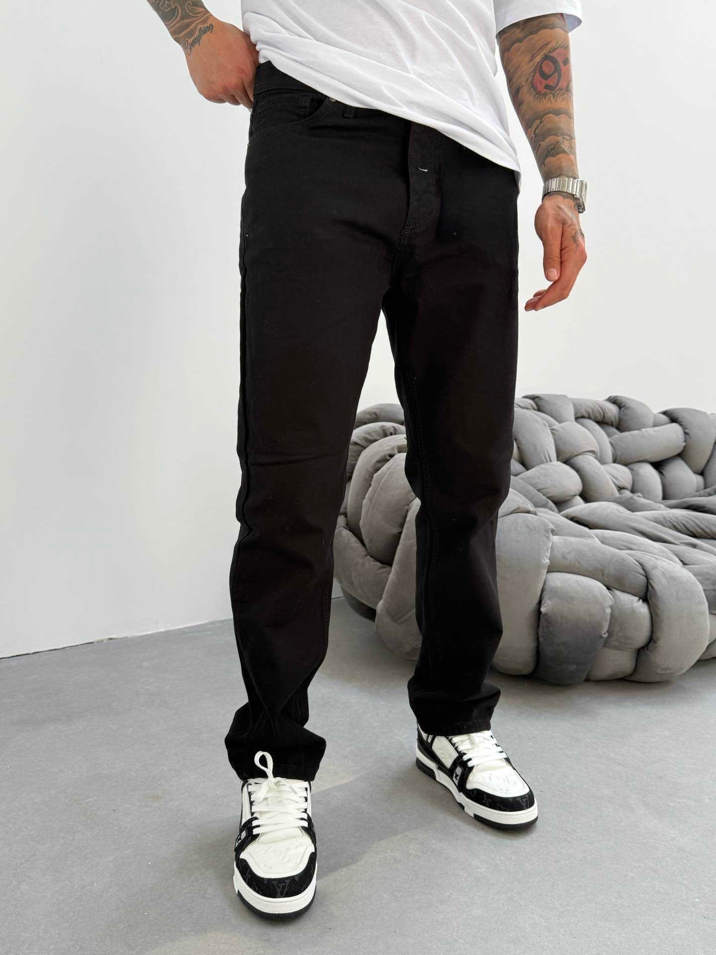 DARK BLACK BAGGY FIT JEAN