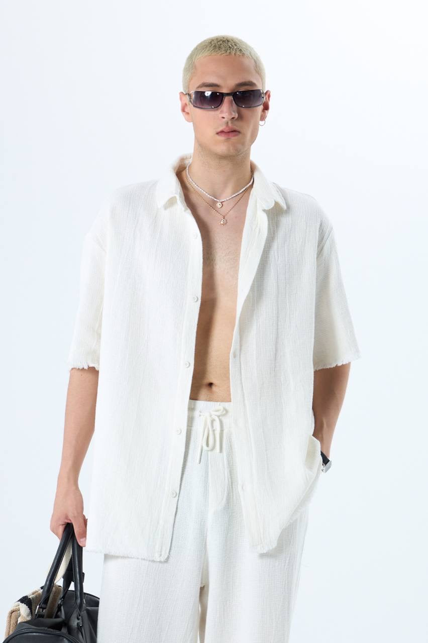 WHITE LINEN SET