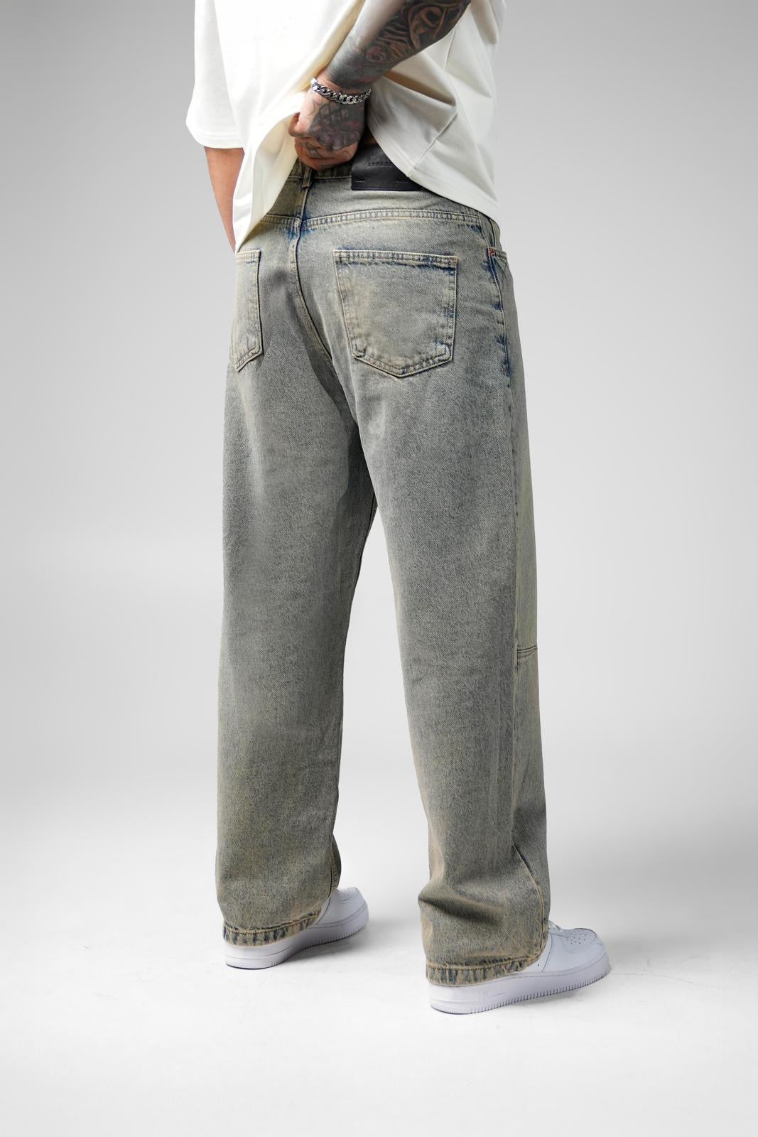 PREMIUM DIRTY WASH BAGGY FIT JEAN