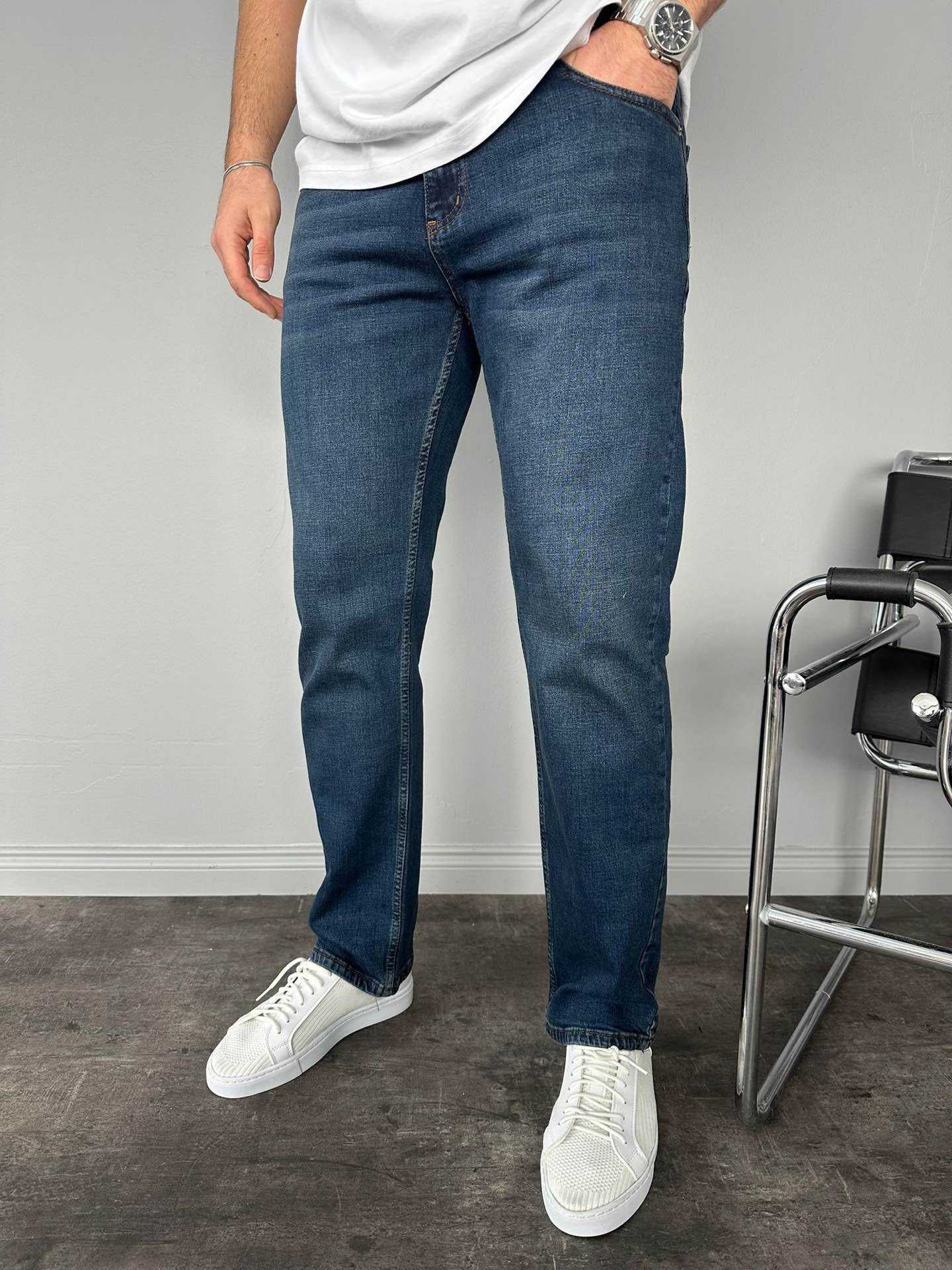 DARK BLUE STRAIGHT CUT JEAN