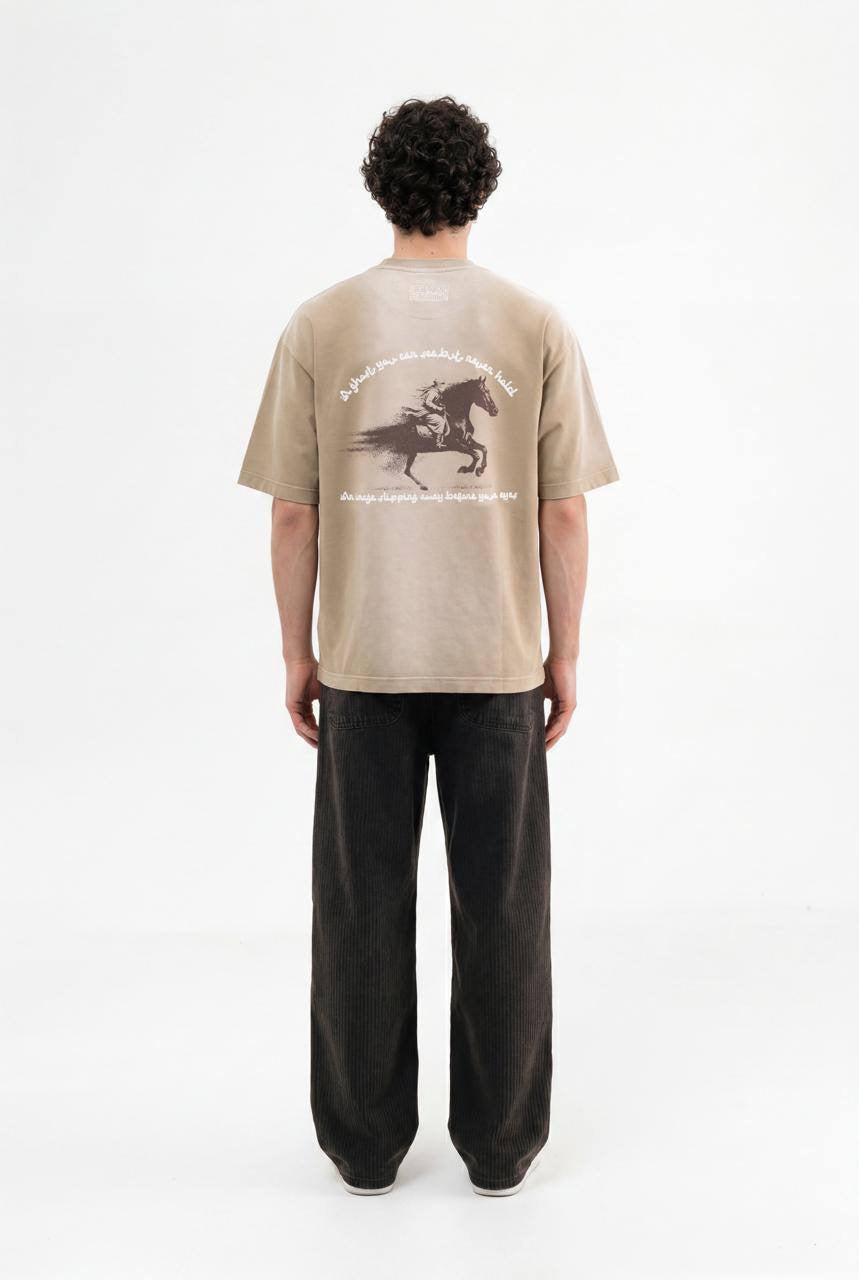 PREMIUM WASHED HORSE T-SHIRT