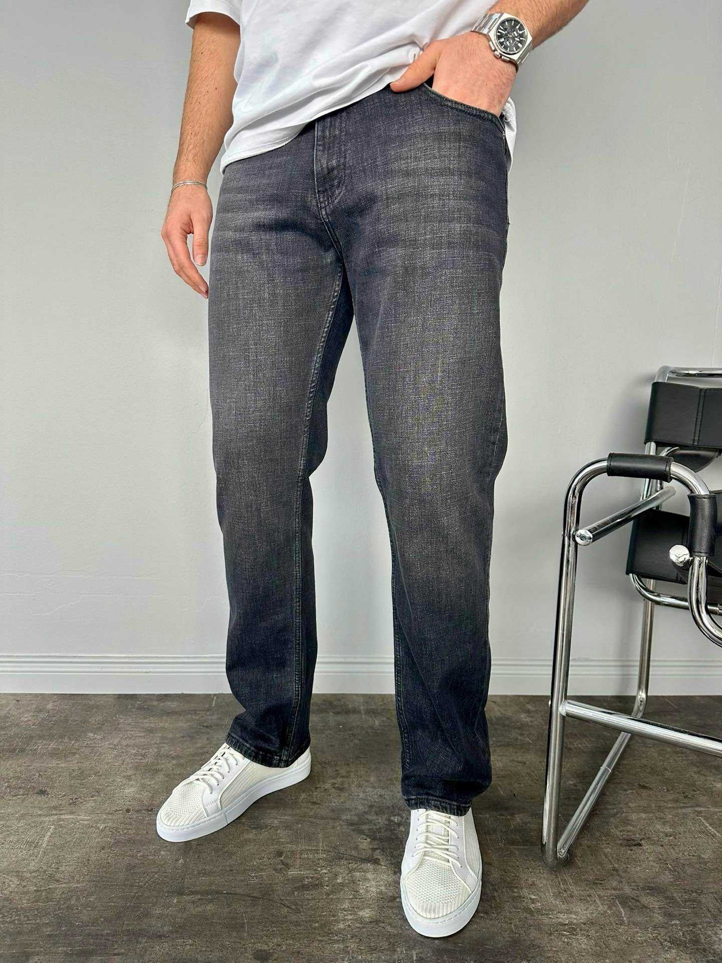 STONEWASHED GRAY REGULAR FIT JEAN