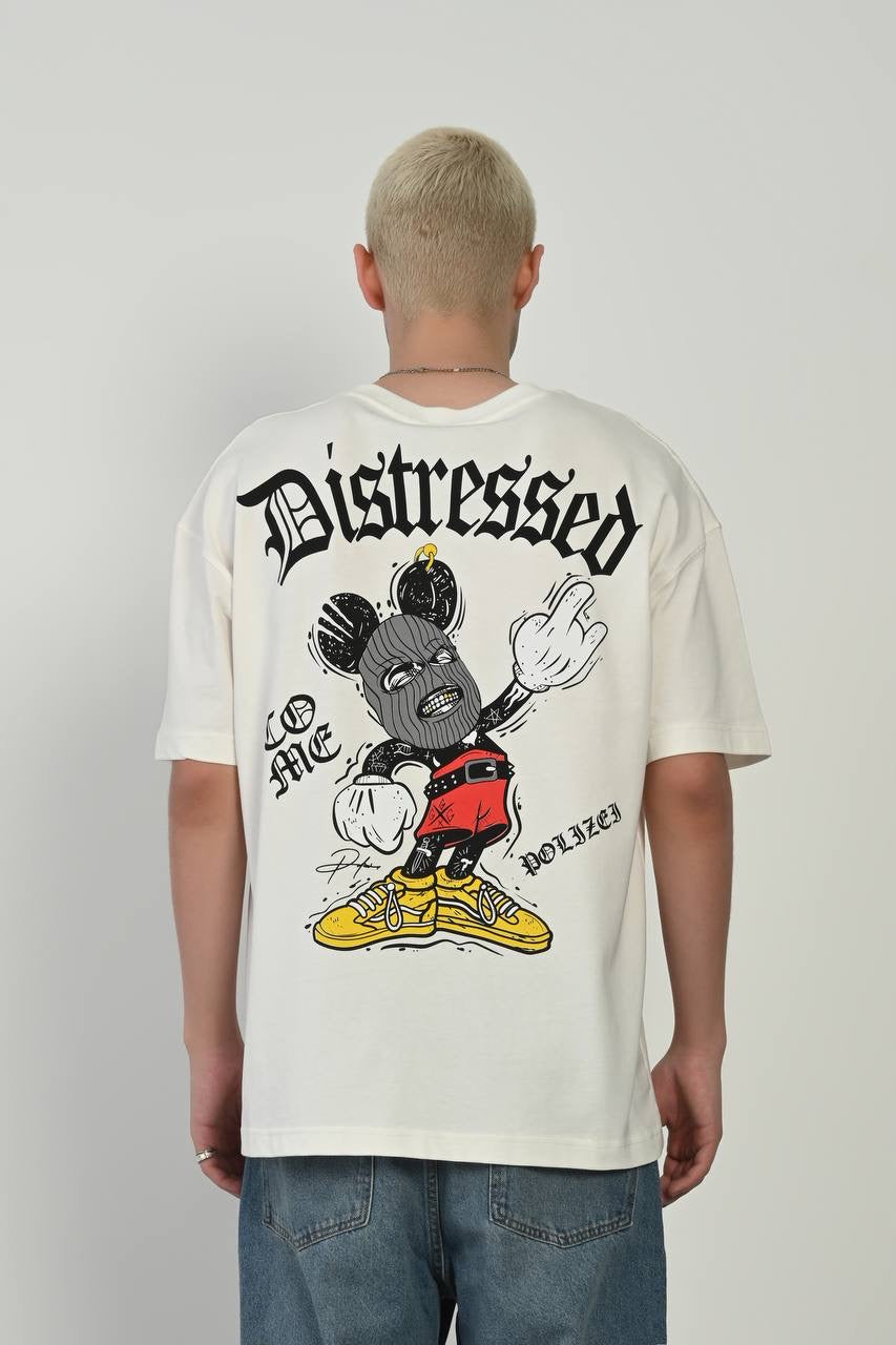 DISTRESSED T-SHIRT (2 COLOR)