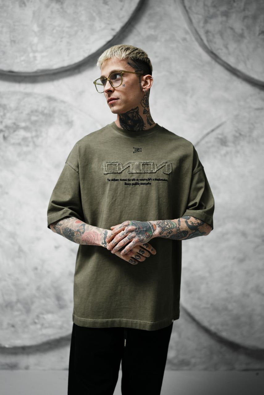 WASHED POLIZEI T-SHIRT