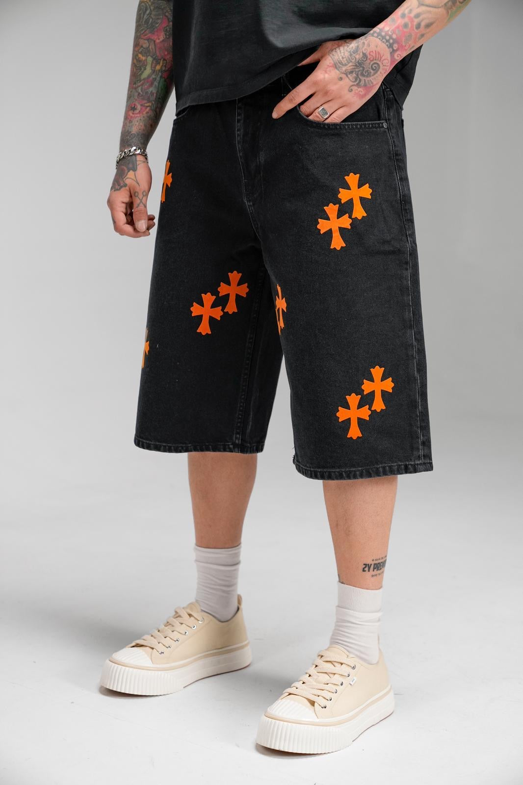 CROSS BLACK JORT