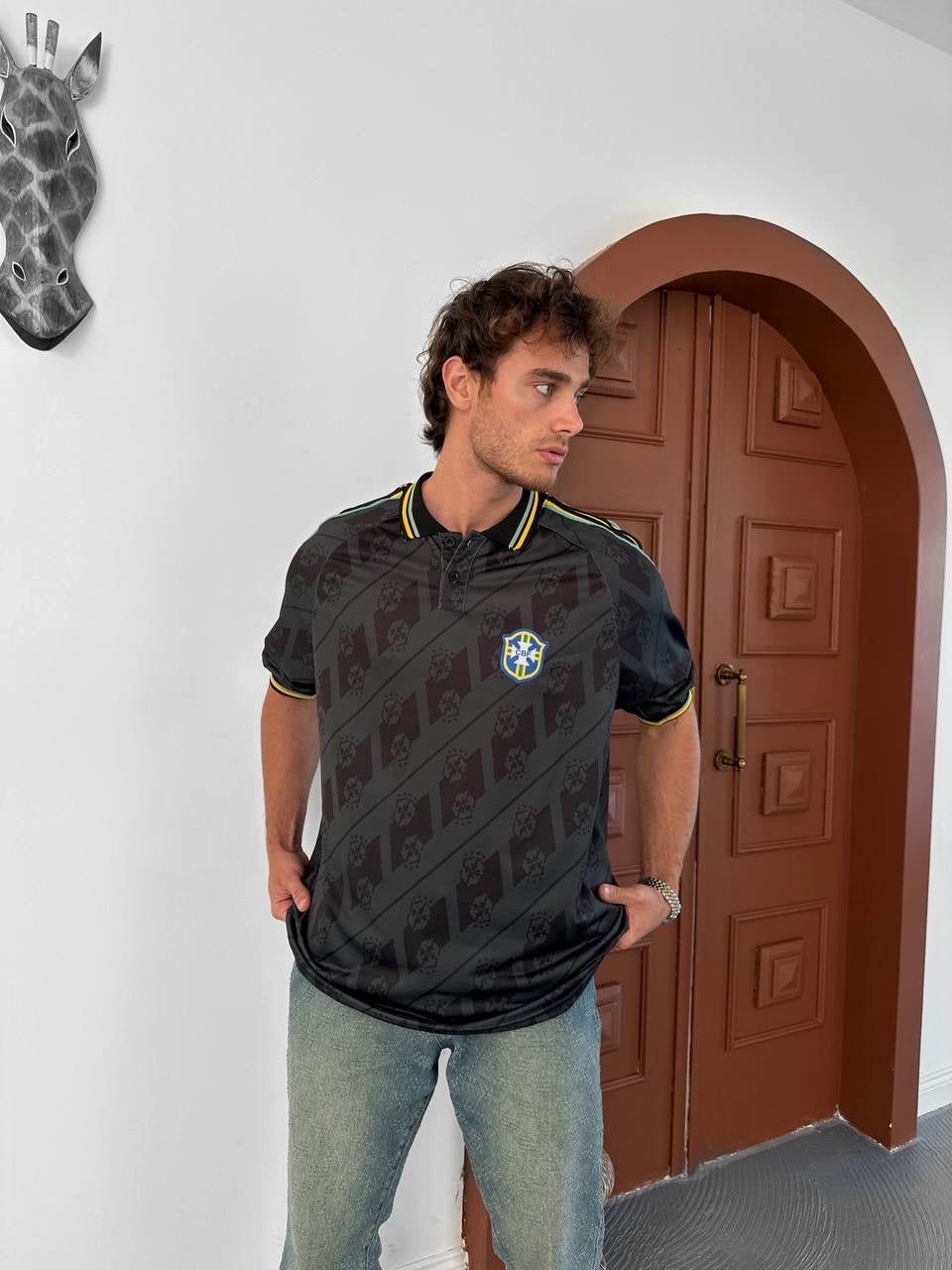BRAZIL BLACK T-SHIRT