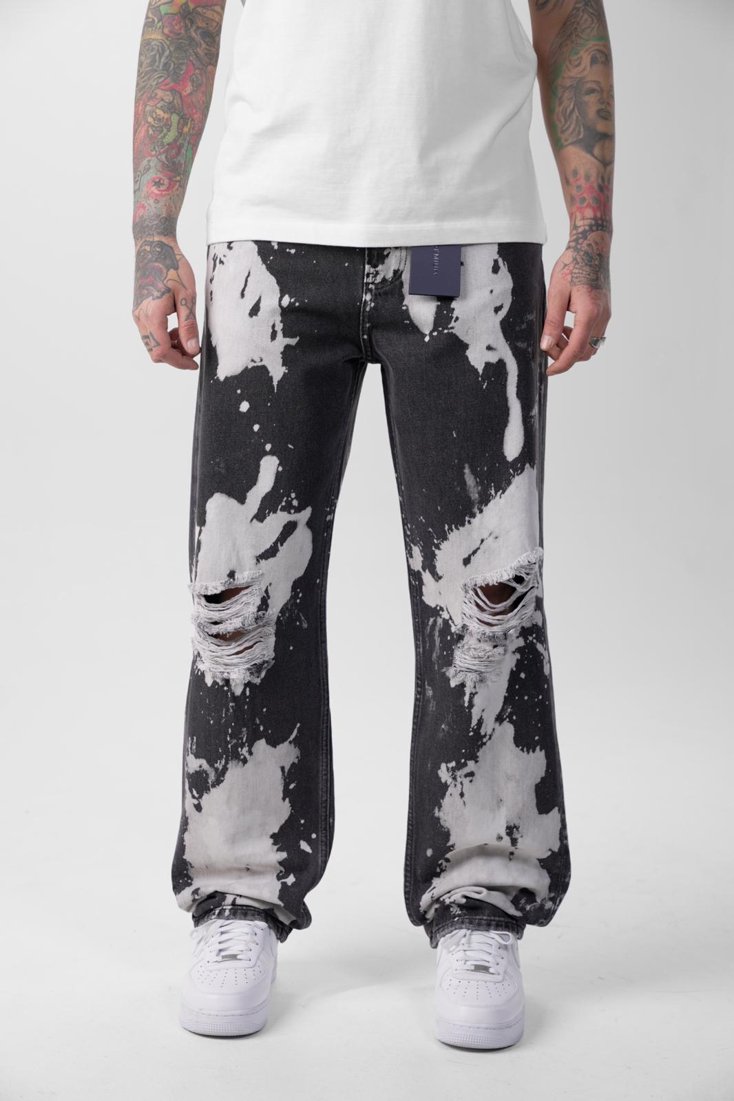 VIP BLACK AND WHITE JEAN