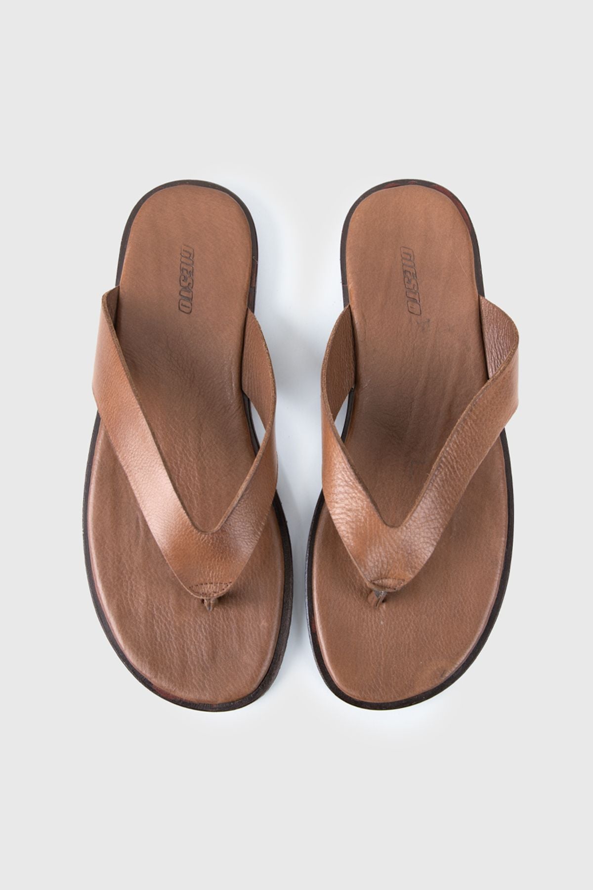 LEATHER STRAPPY SLIPPER
