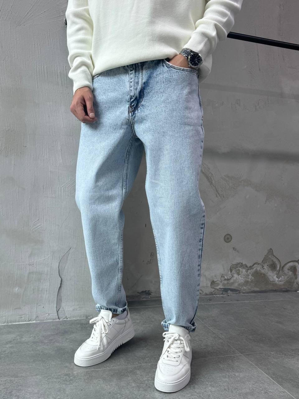 LIGHT BLUE BOYFRIEND CUT JEAN