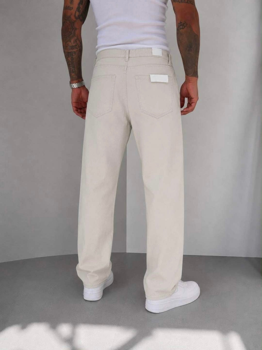 KHAKI BAGGY FIT JEAN