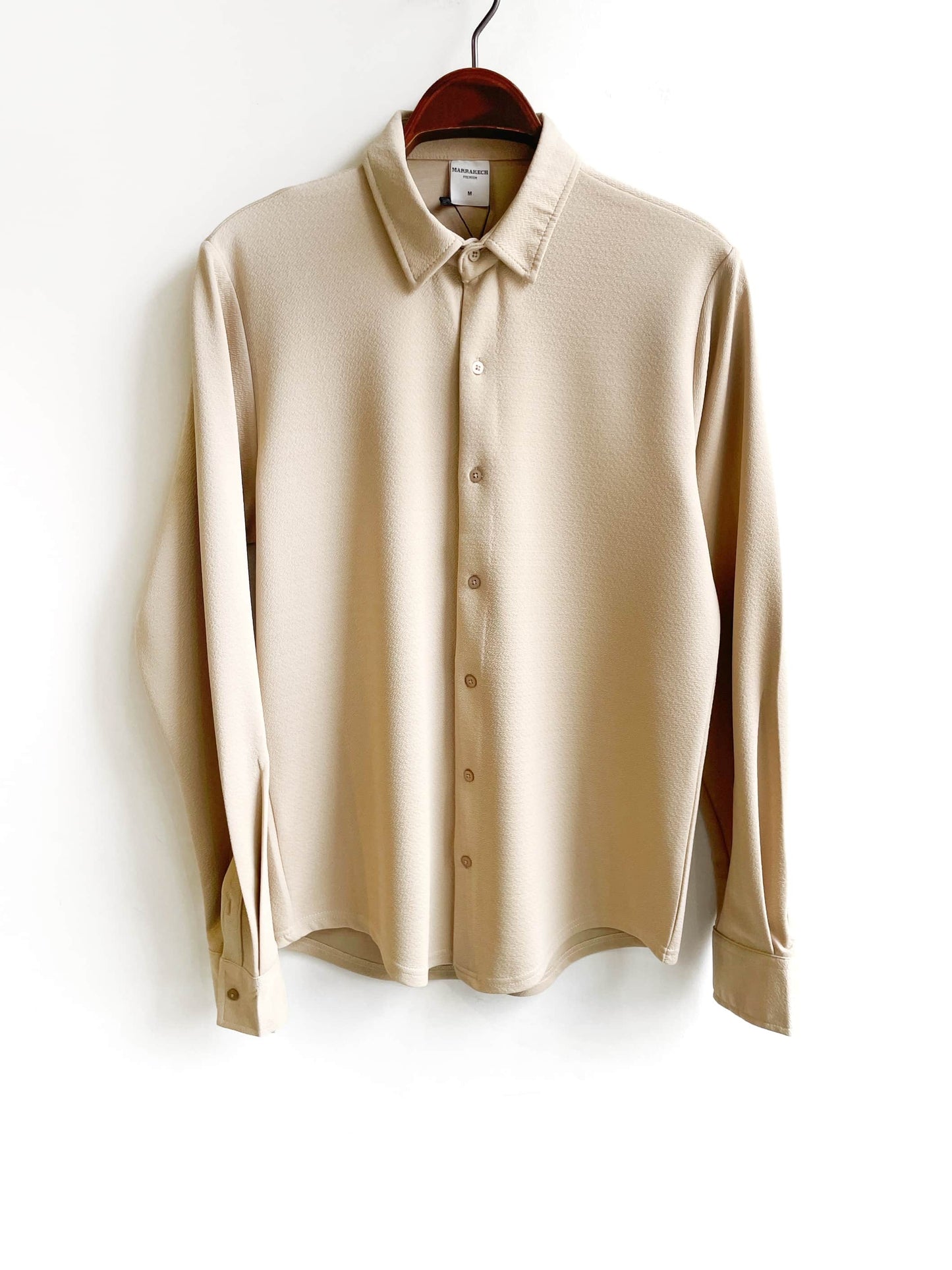 DETAIED LONG SLEEVE SHIRT (4 COLOR)