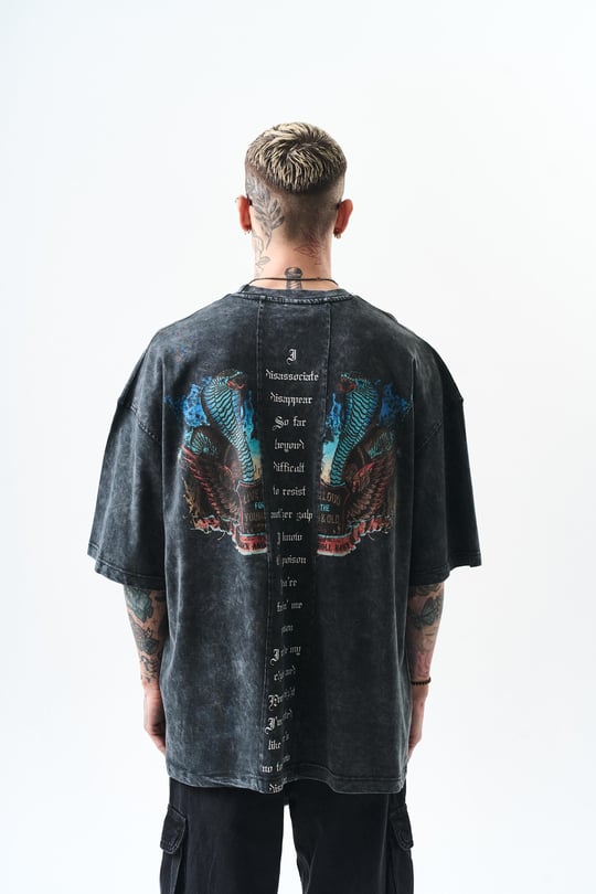 POISON STONEWASHED T-SHIRT (2 COLOR)