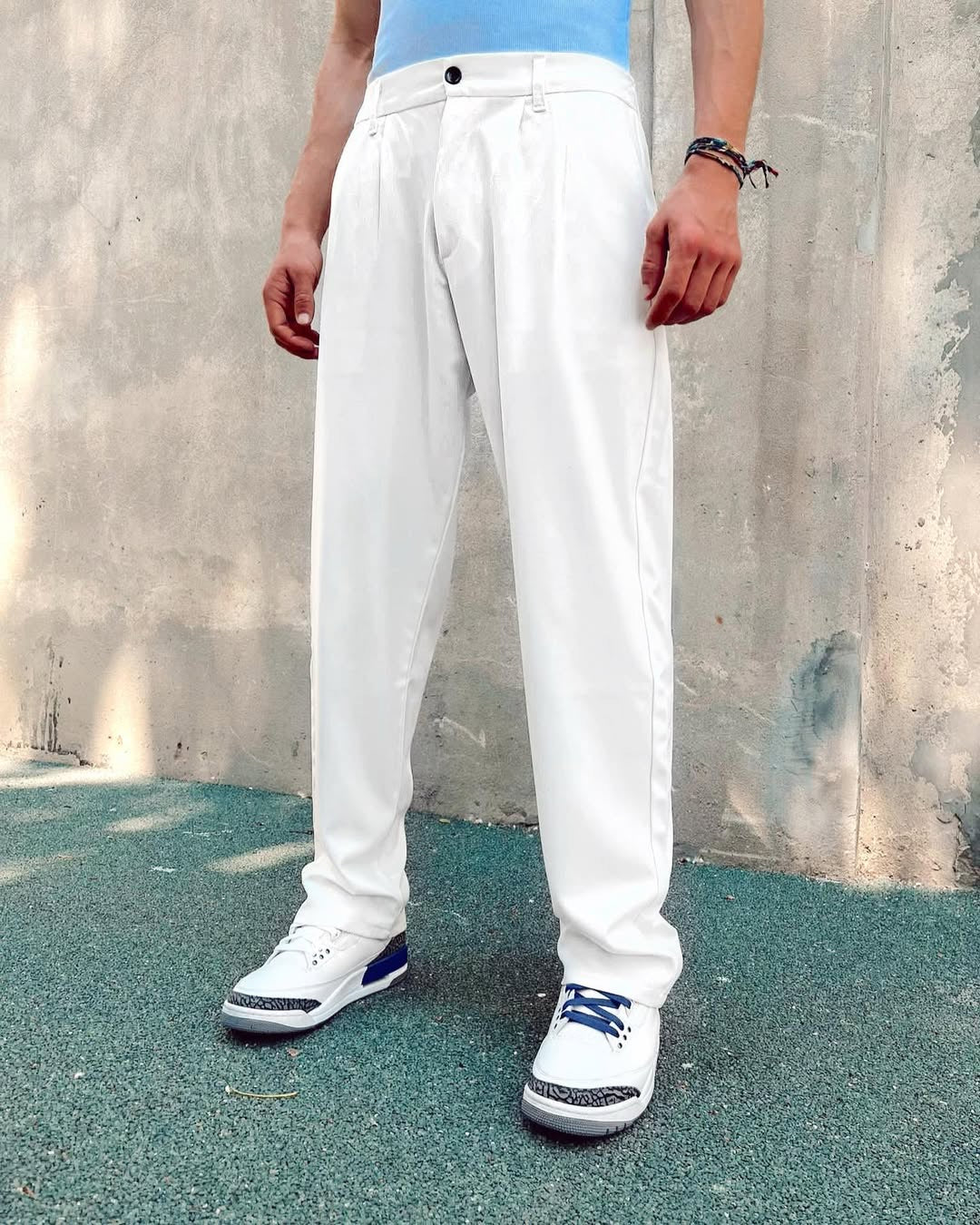 STRAIGHT CUT SEMI FORMAL PANTS