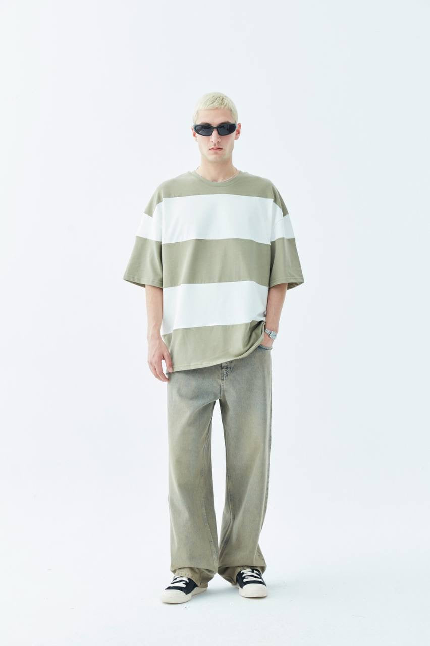 OVERSIZED STRIPED T-SHIRT