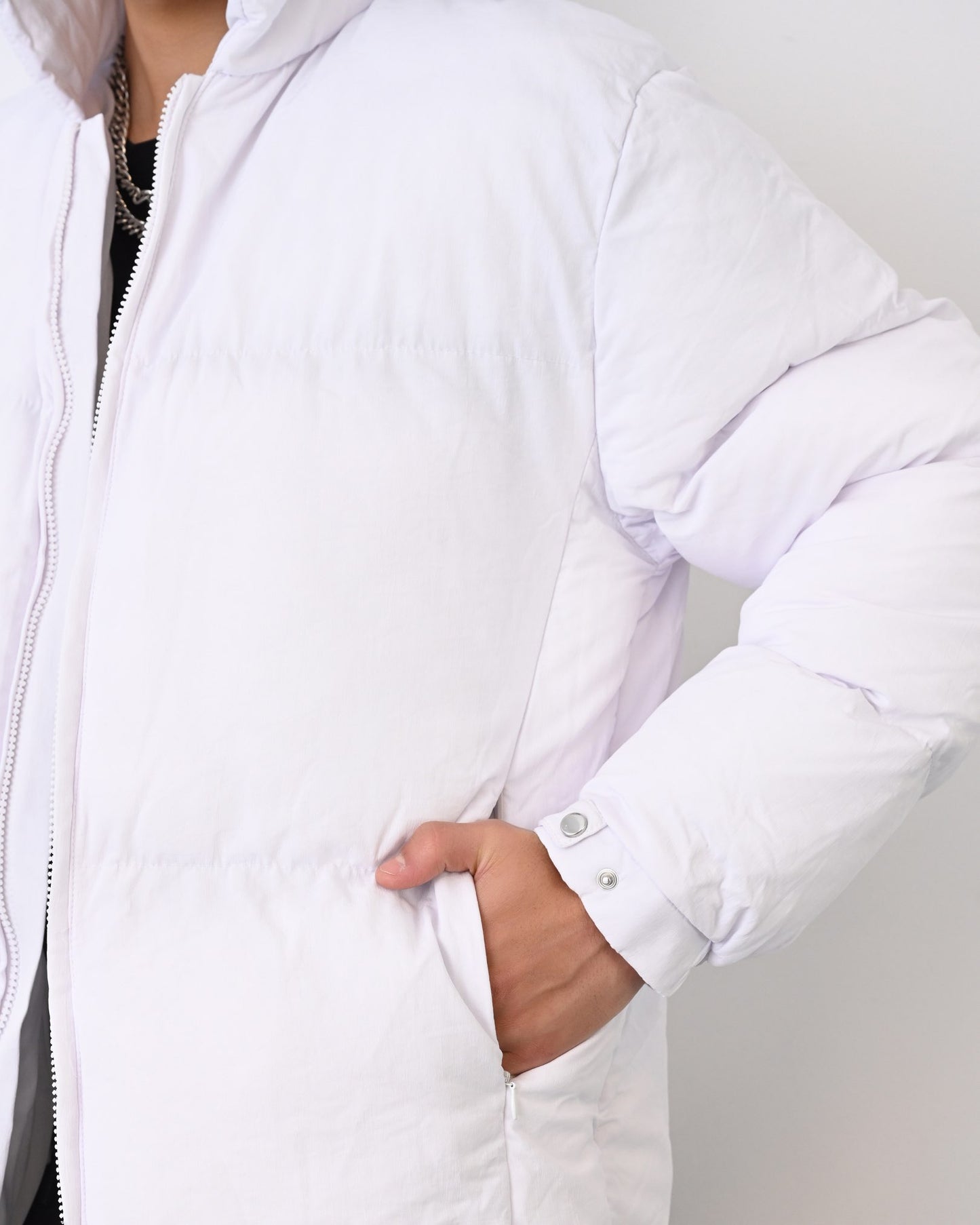PREMIUM WHITE PUFFER JACKET