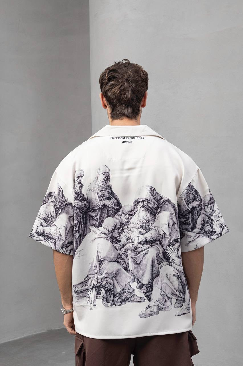 HISTORICAL ROMAN PRINT VIP SHIRT