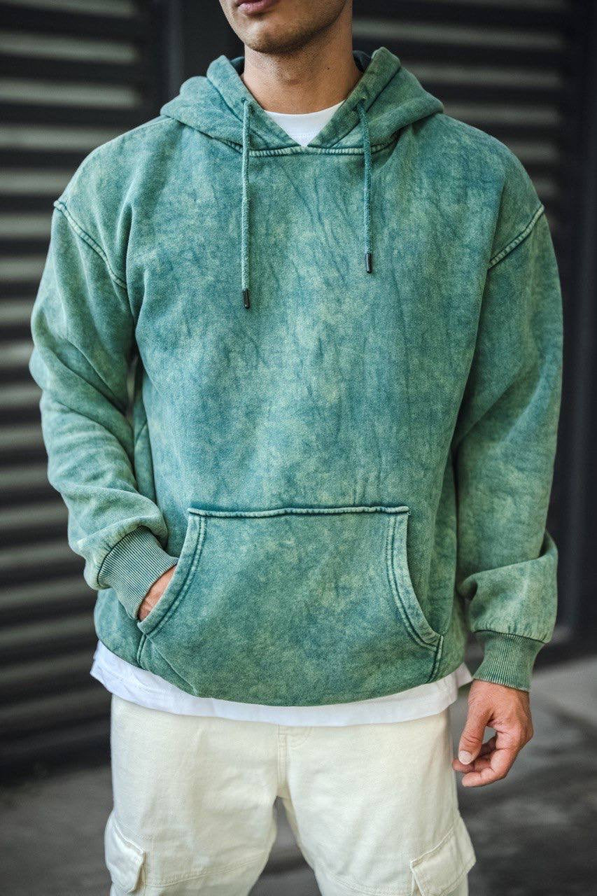 STONEWASHED BASIC HOODIE (2 COLOR)