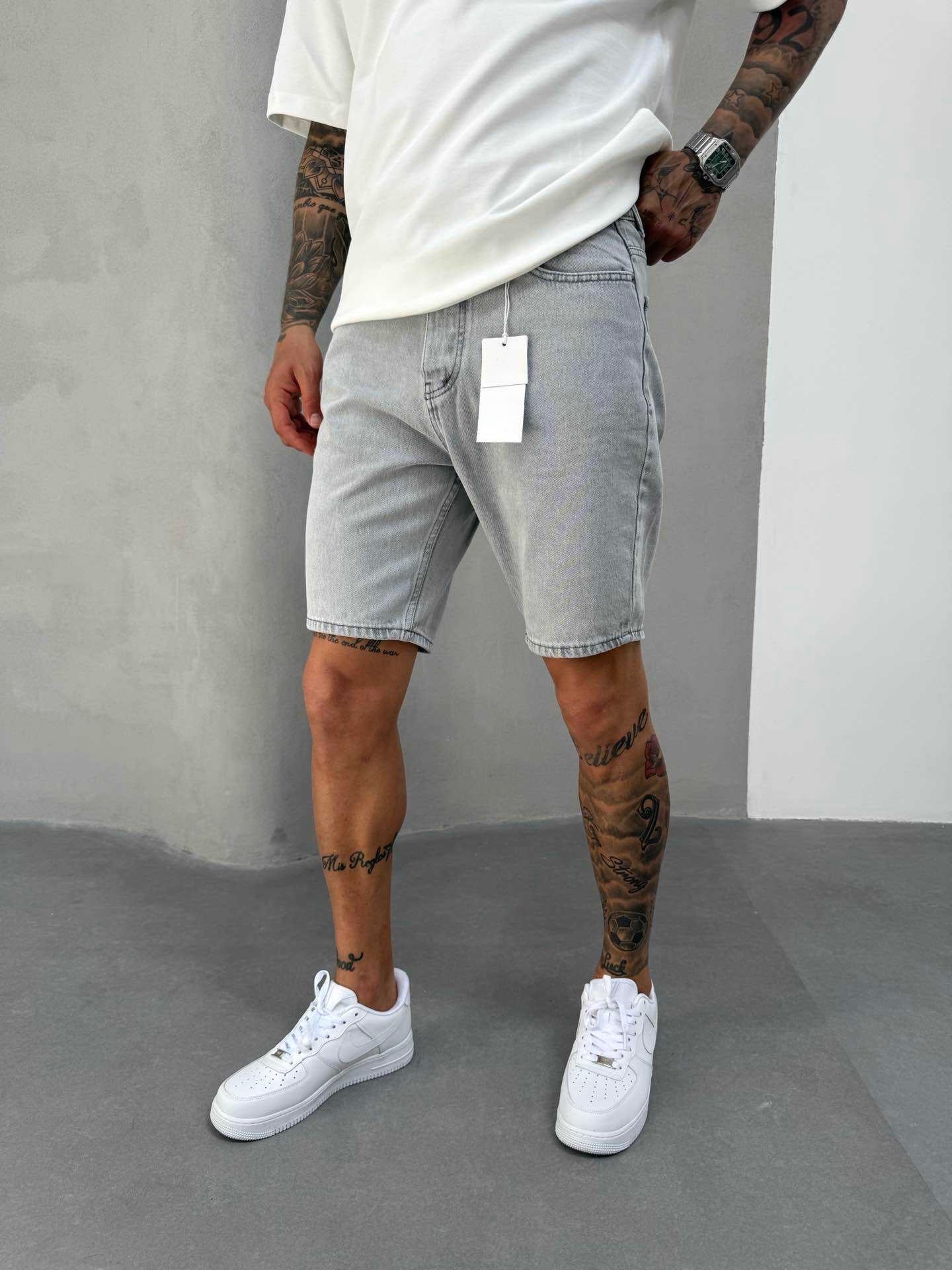 PREMIUM WASHED GRAY SHORT