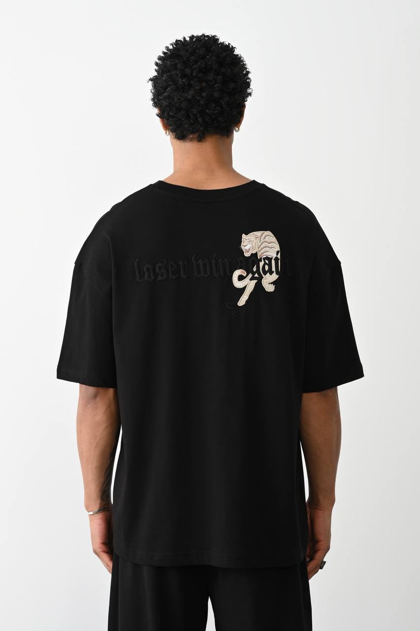 LOSER WIN AGAIN BLACK T-SHIRT