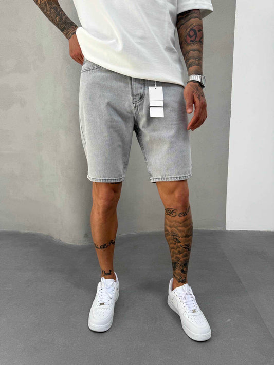 PREMIUM WASHED GRAY SHORT