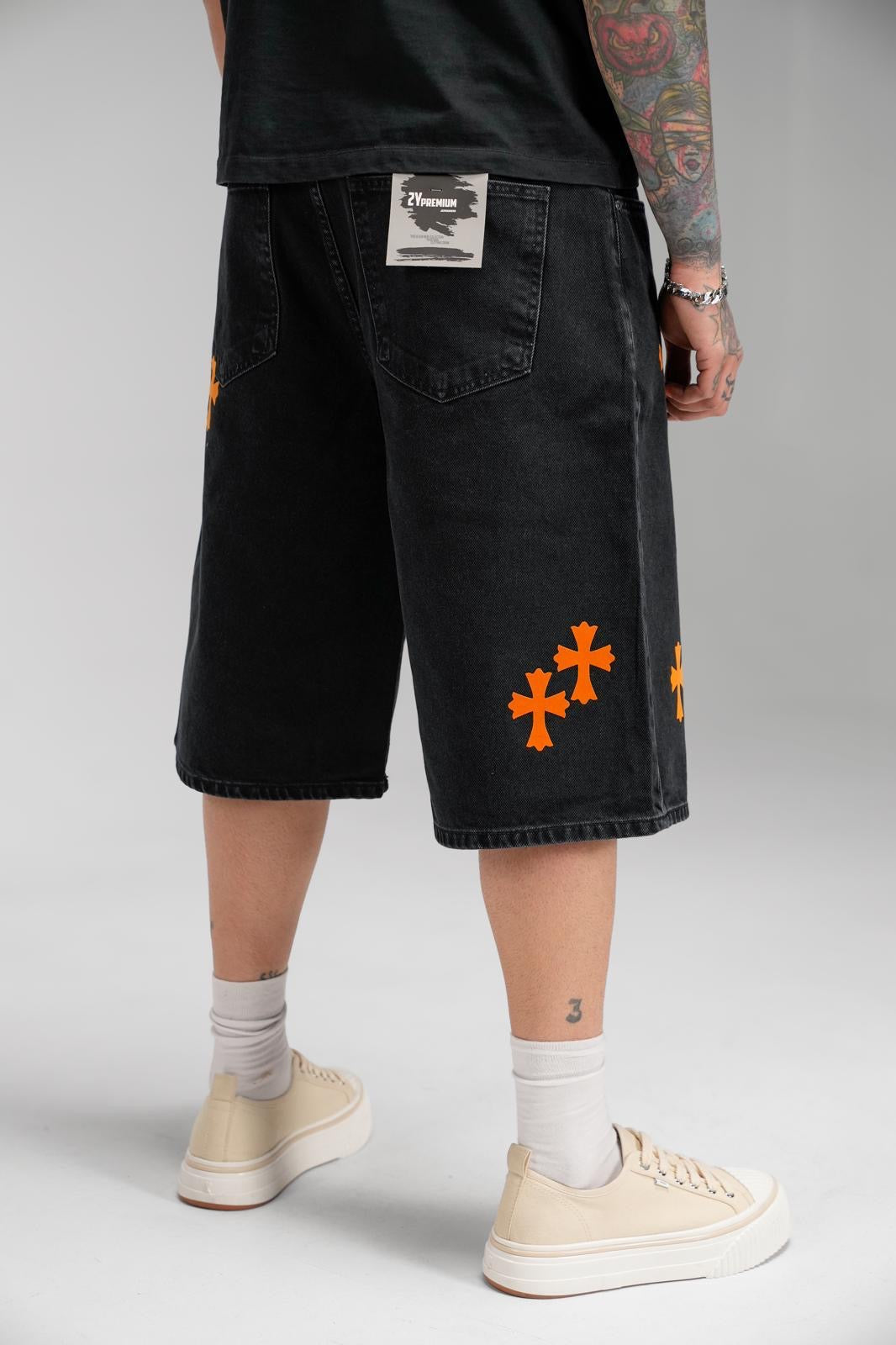 CROSS BLACK JORT